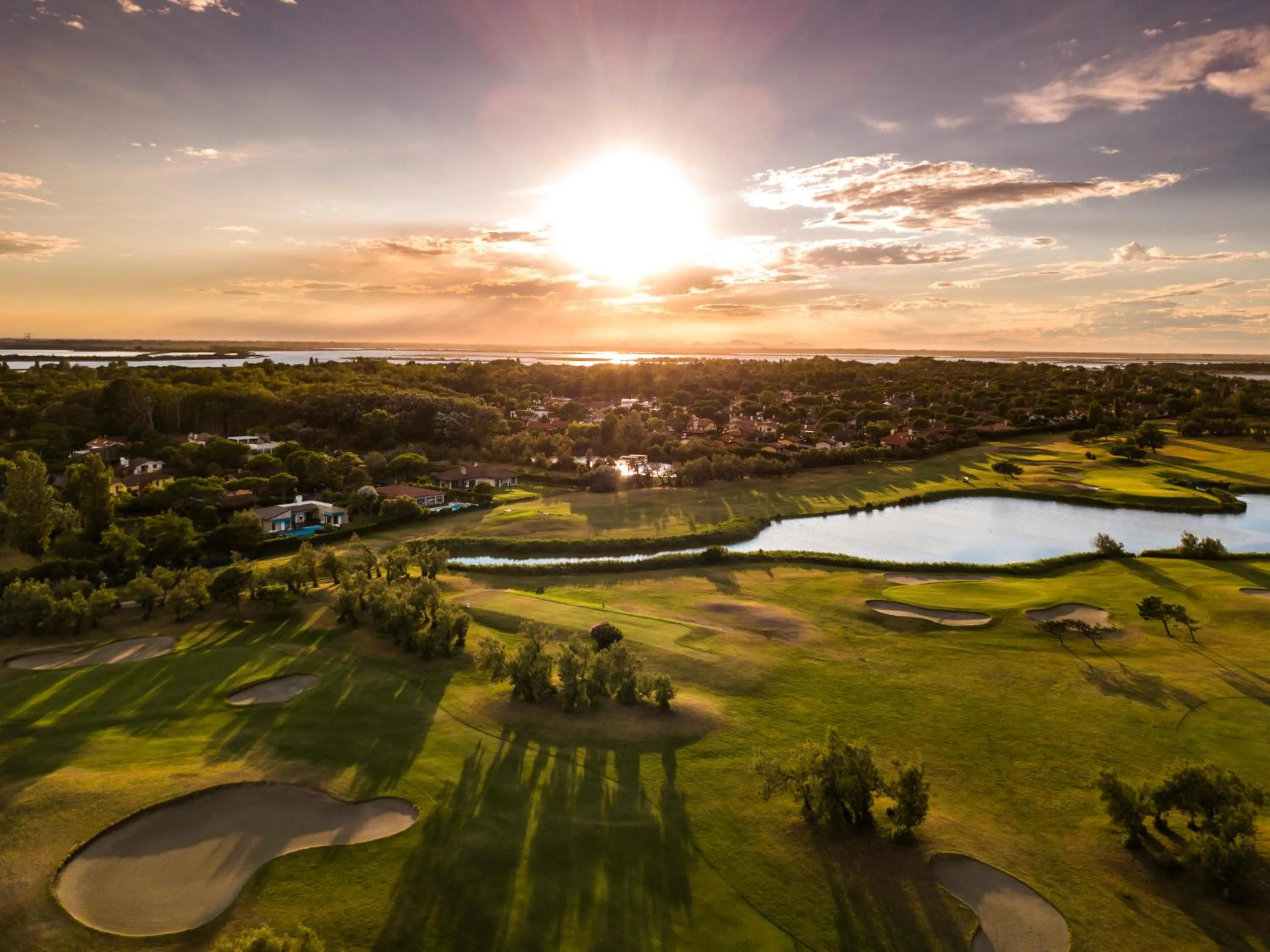 Golfcourse in Isola di Albarella Hotel Capo Nord