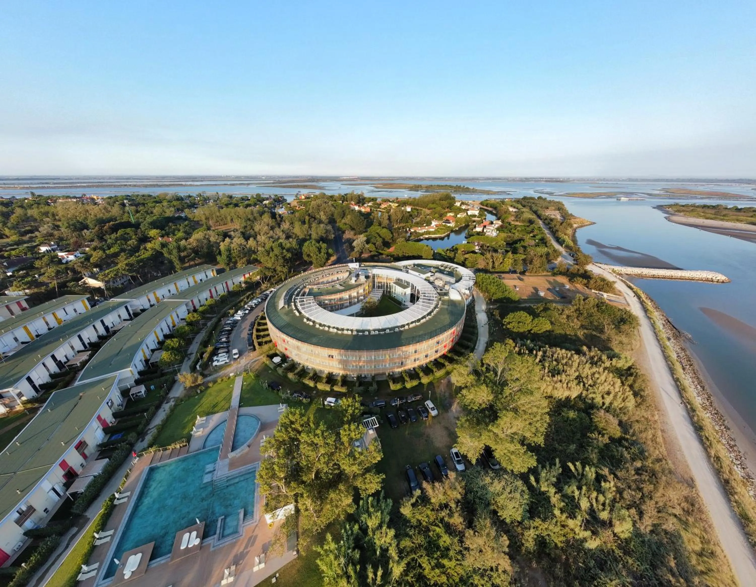 Bird's eye view in Isola di Albarella Hotel Capo Nord