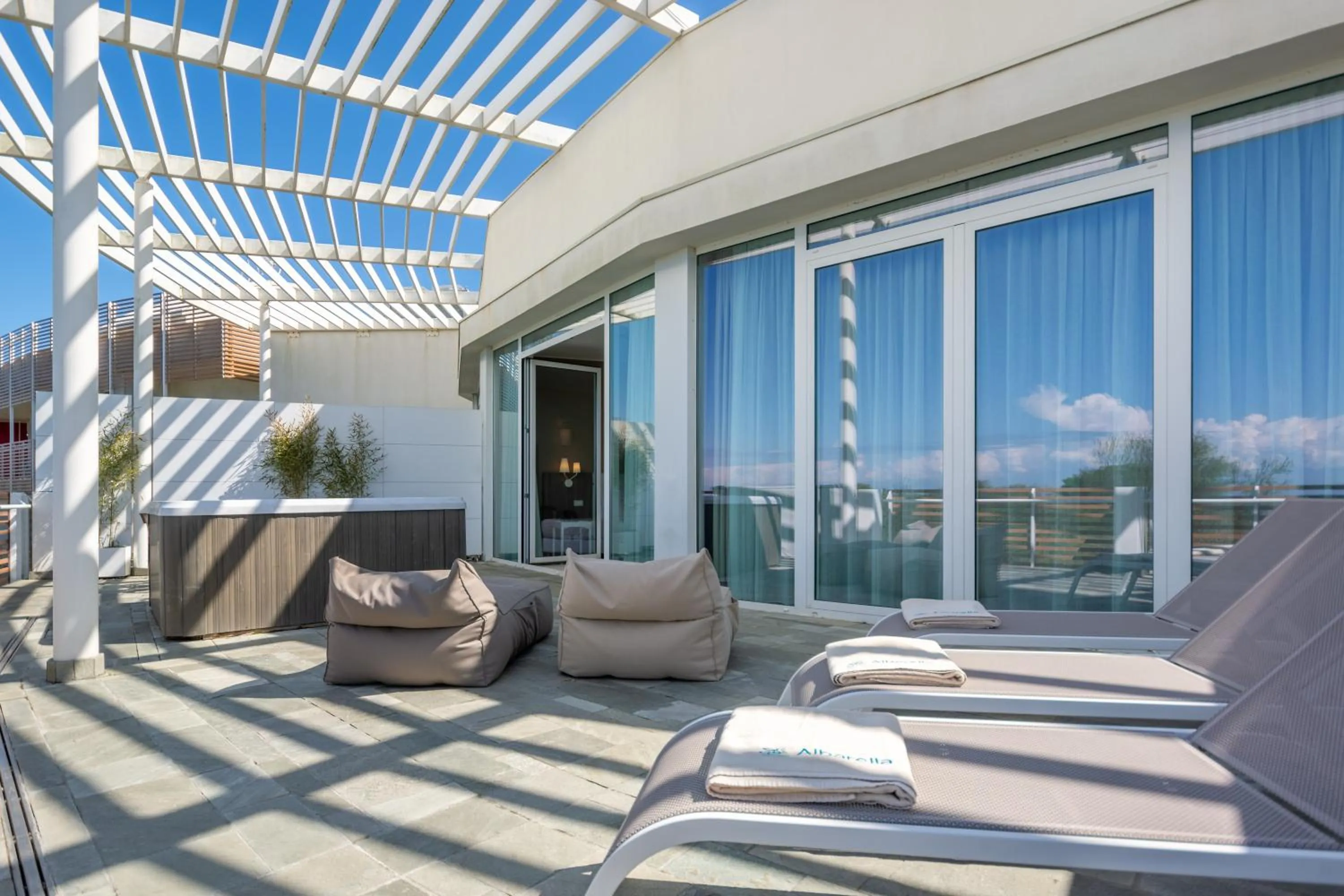 Patio in Isola di Albarella Hotel Capo Nord