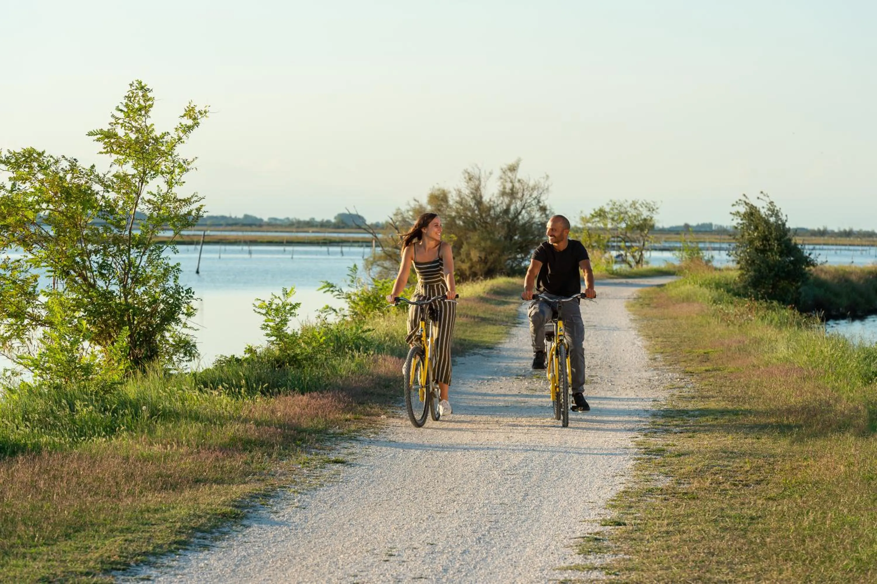 Cycling in Isola di Albarella Hotel Capo Nord