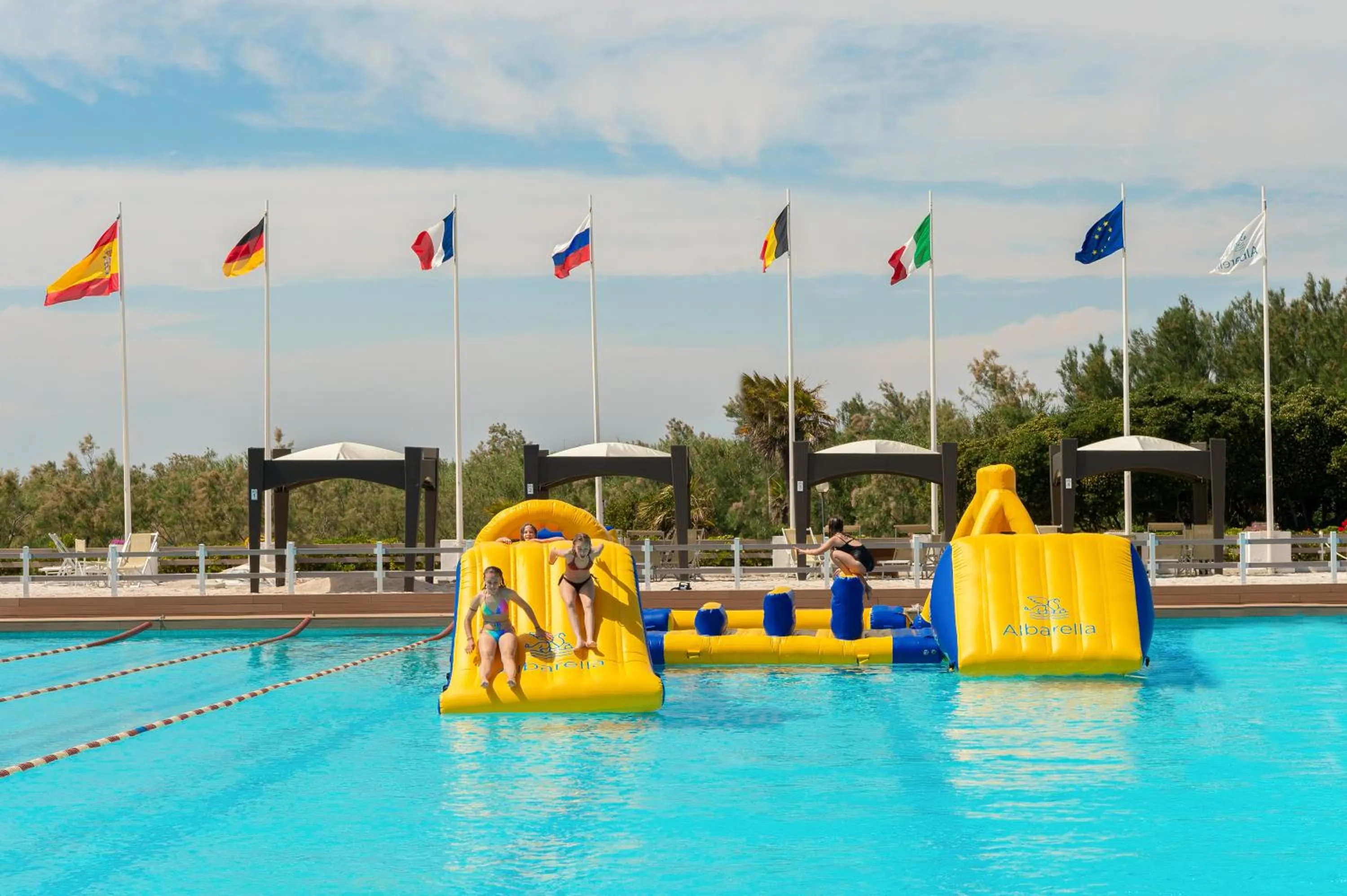 Aqua park in Isola di Albarella Hotel Capo Nord