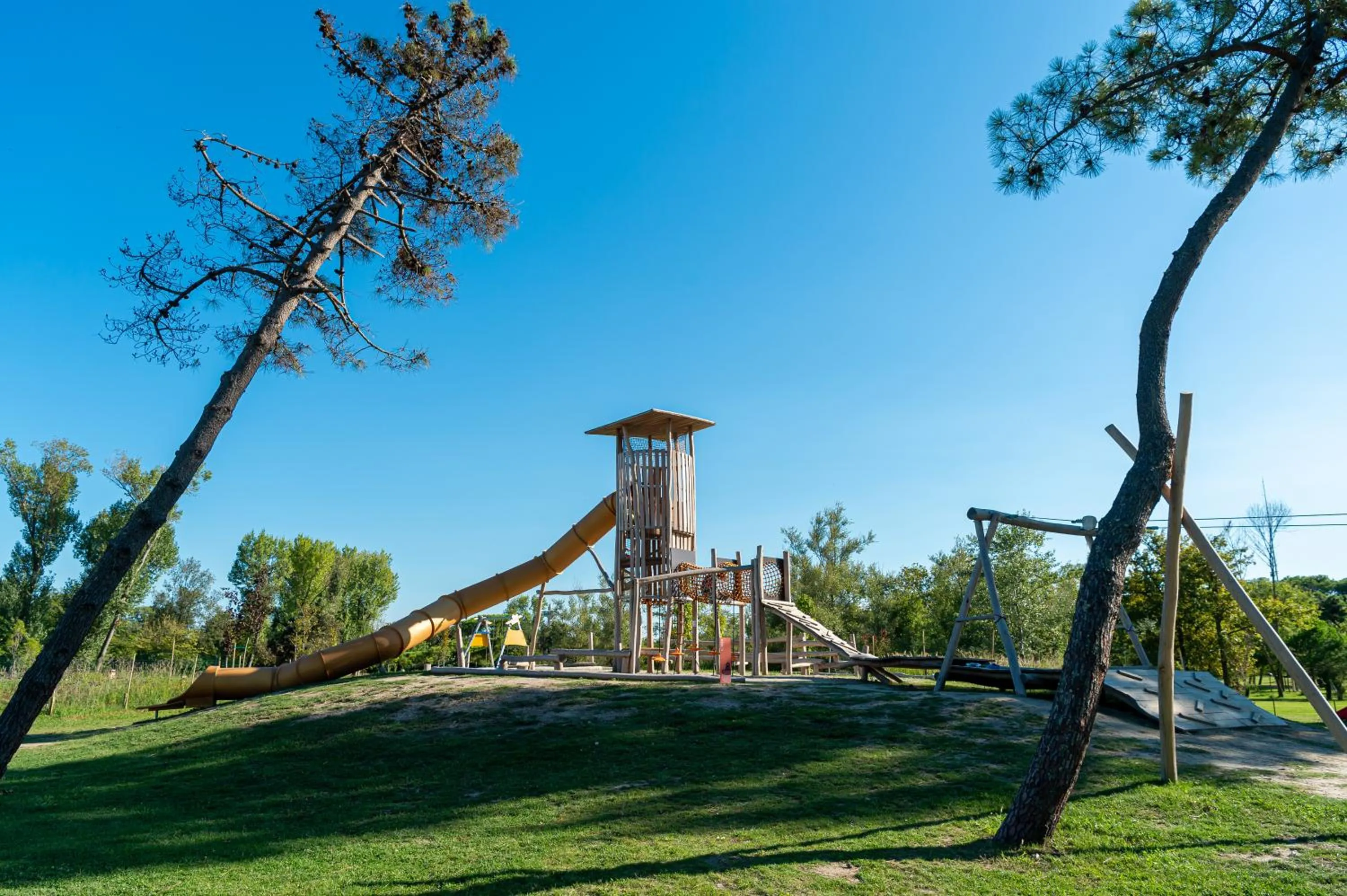 Children play ground in Isola di Albarella Hotel Capo Nord