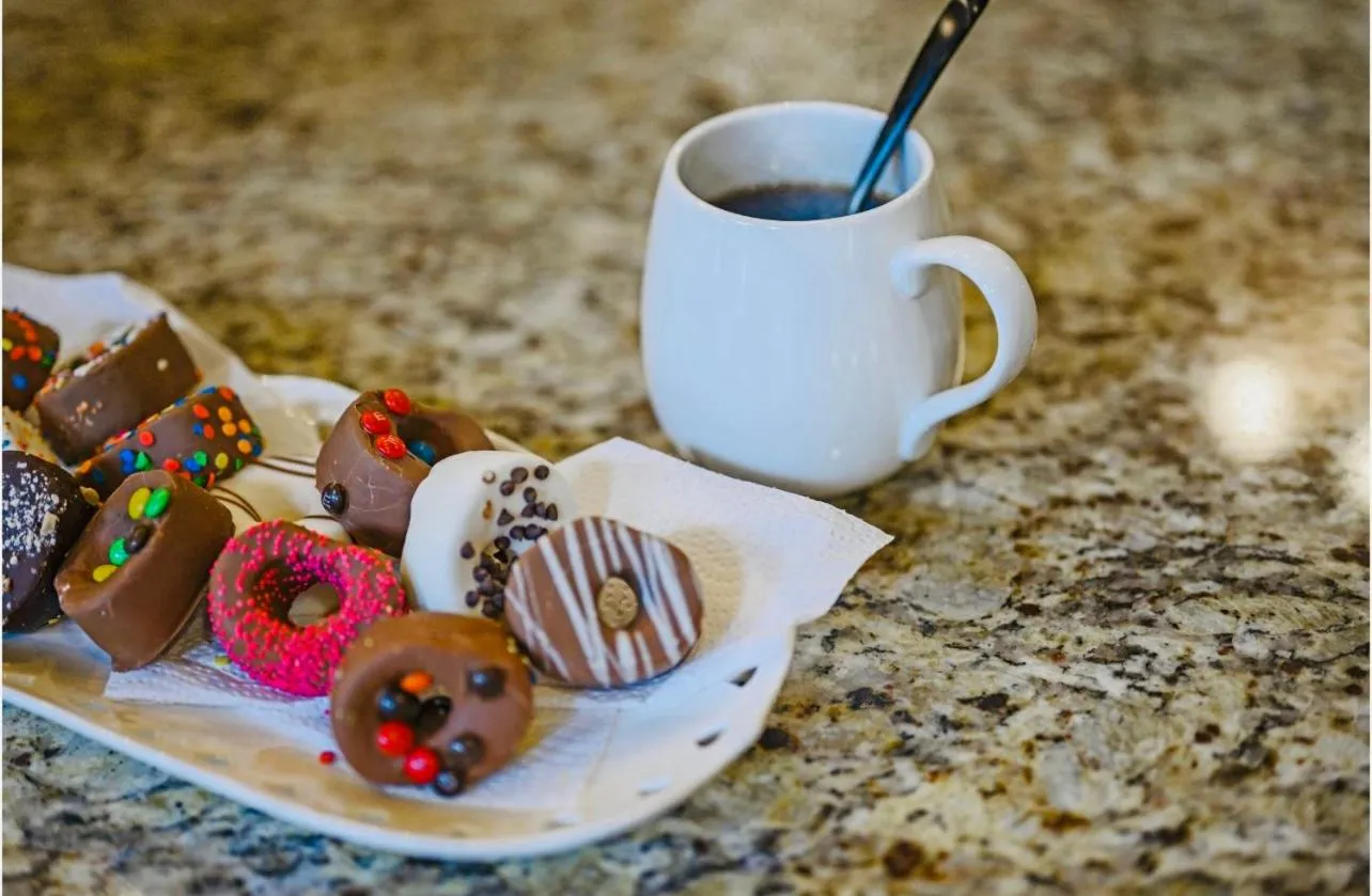 kitchen in Knotty and Nice Luxury Cabin
