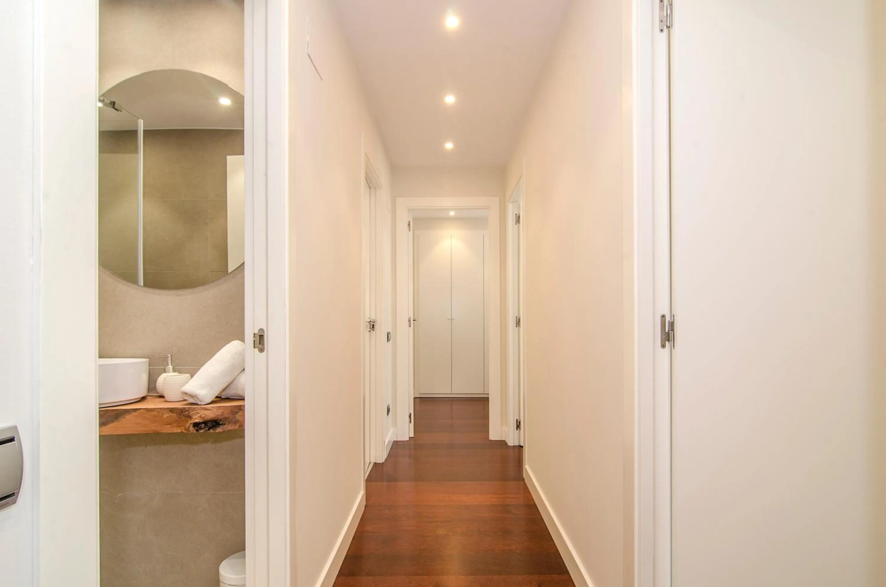 Bed in Sitges Spaces Garden Paradise 3 bedroom, 3 bathroom, huge PRIVATE garden-terrace, pool- sleeps up to 8