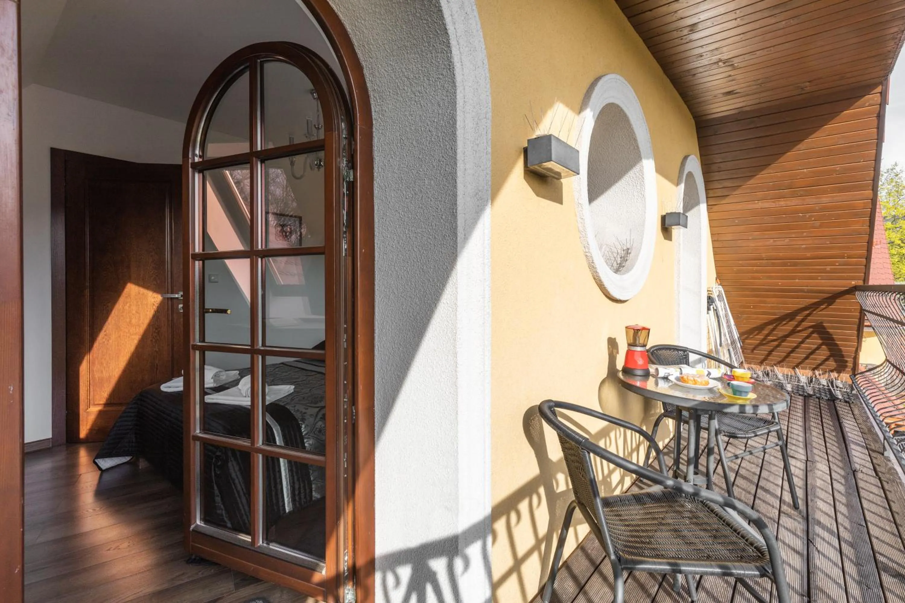Balcony/Terrace in ApartHost Rezydencja Sienkiewicza