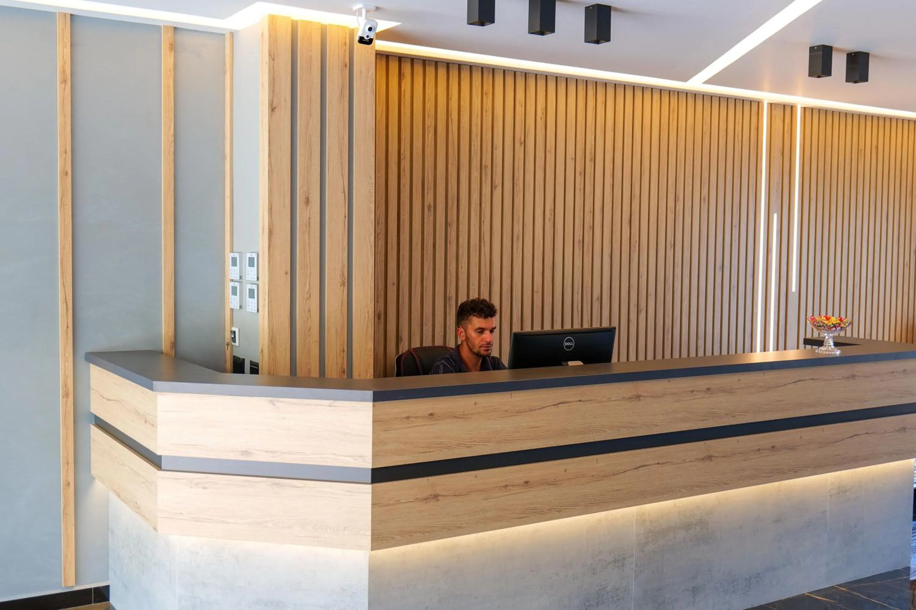 Lobby or reception in Seawave Hotel