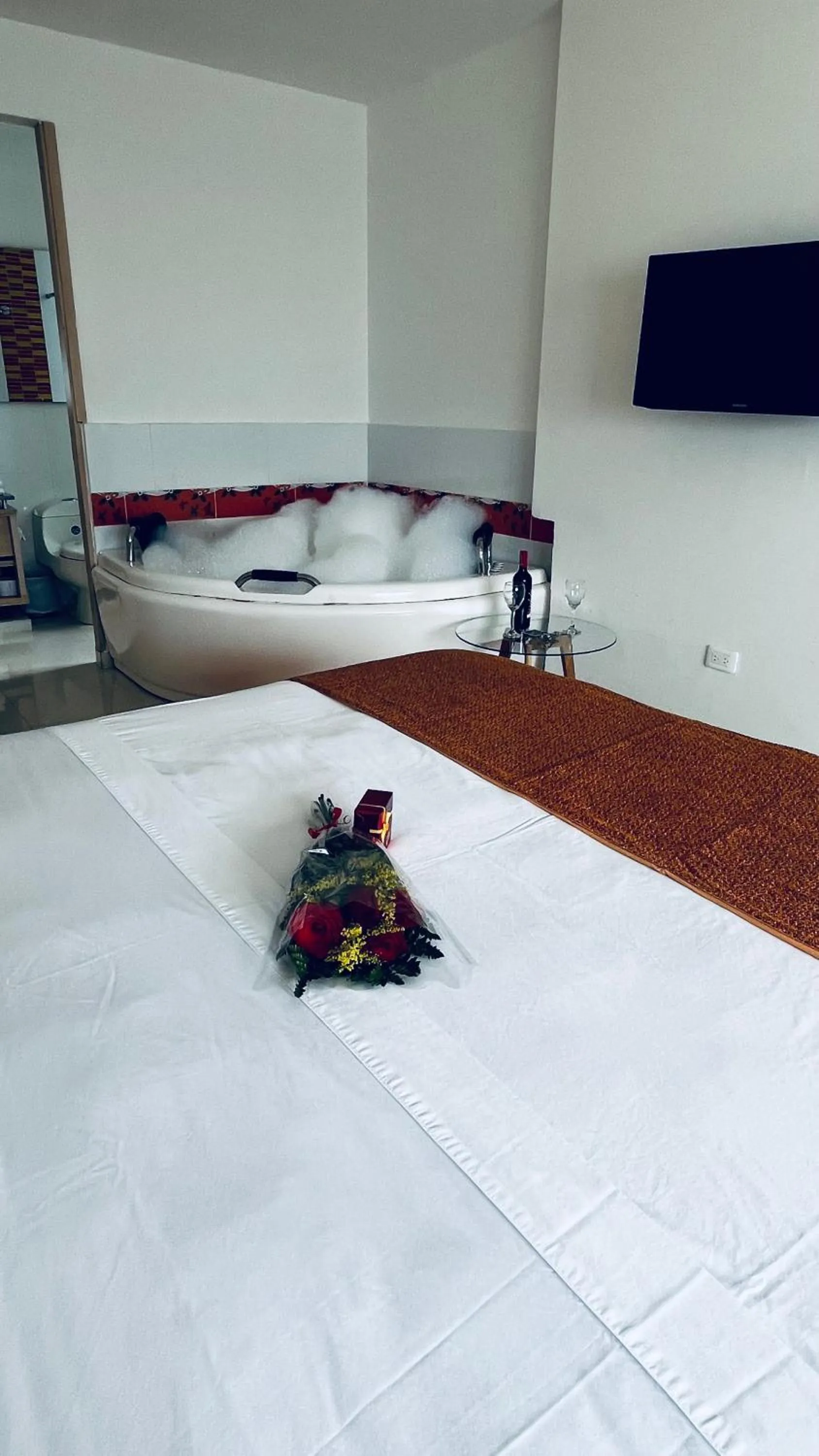 Bed in Hotel Cabreromar