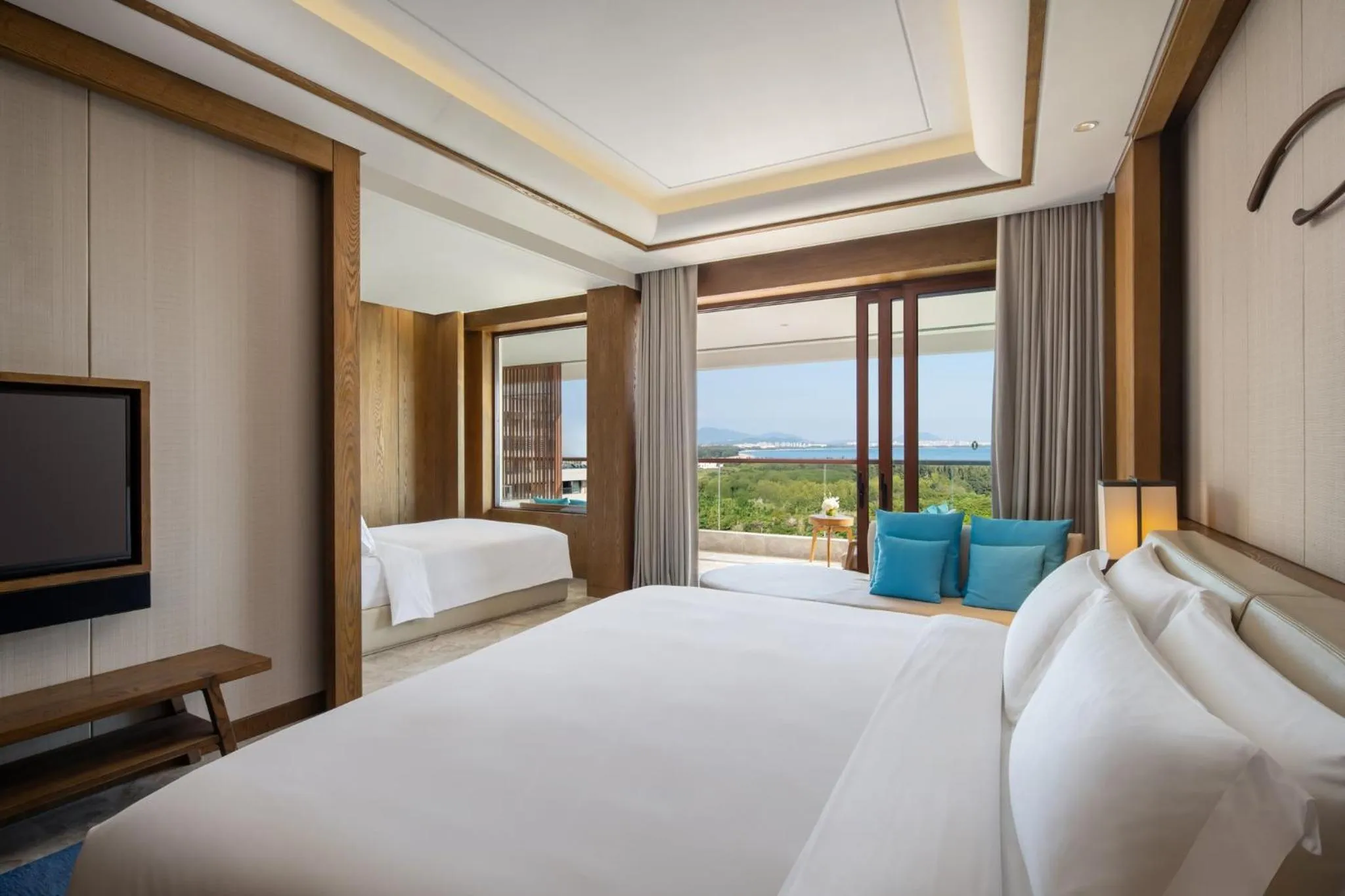Photo of the whole room, Bed in InterContinental Sanya Haitang Bay Resort by IHG