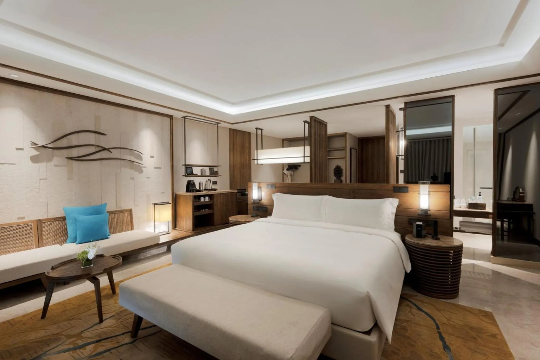Photo of the whole room, Bed in InterContinental Sanya Haitang Bay Resort by IHG
