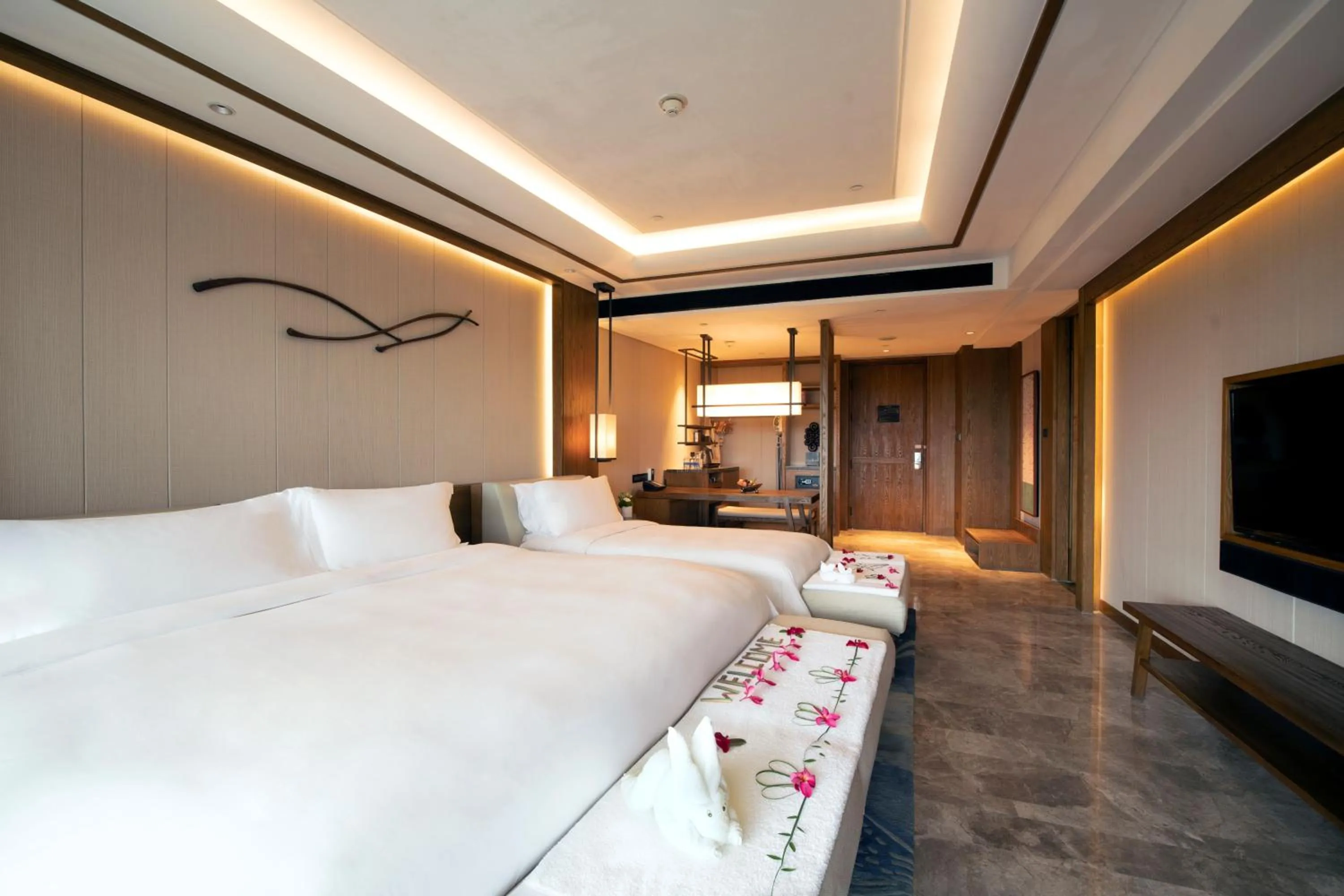 Photo of the whole room, Bed in InterContinental Sanya Haitang Bay Resort by IHG