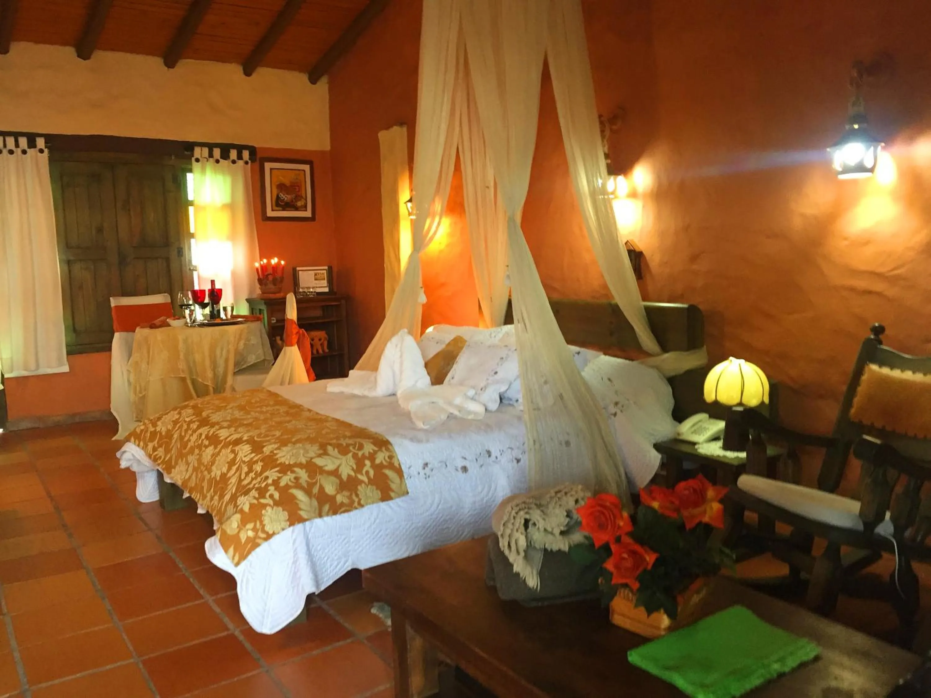 Bed in Hotel Casablanca Natural Spa