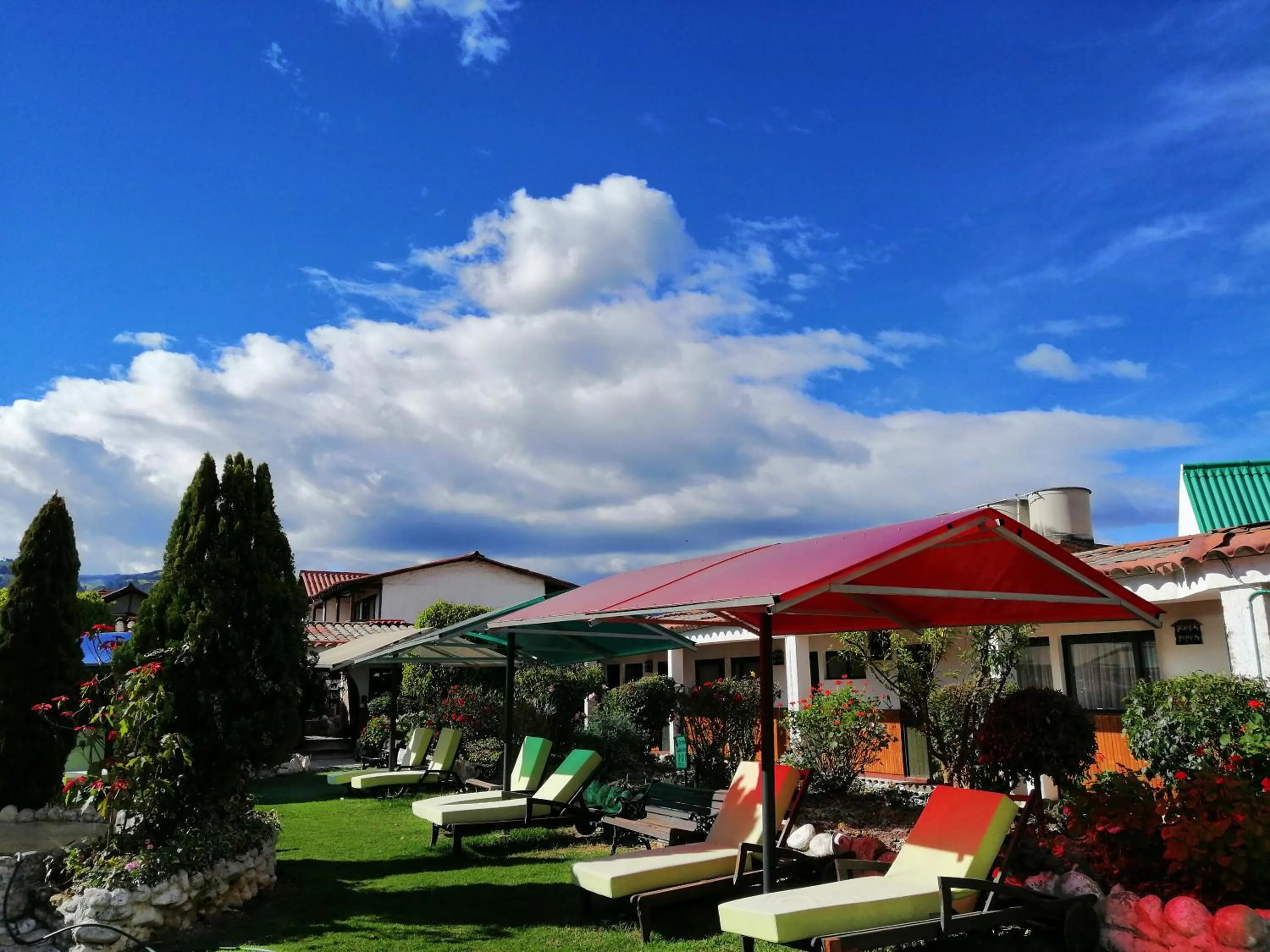 Patio in Hotel Casablanca Natural Spa