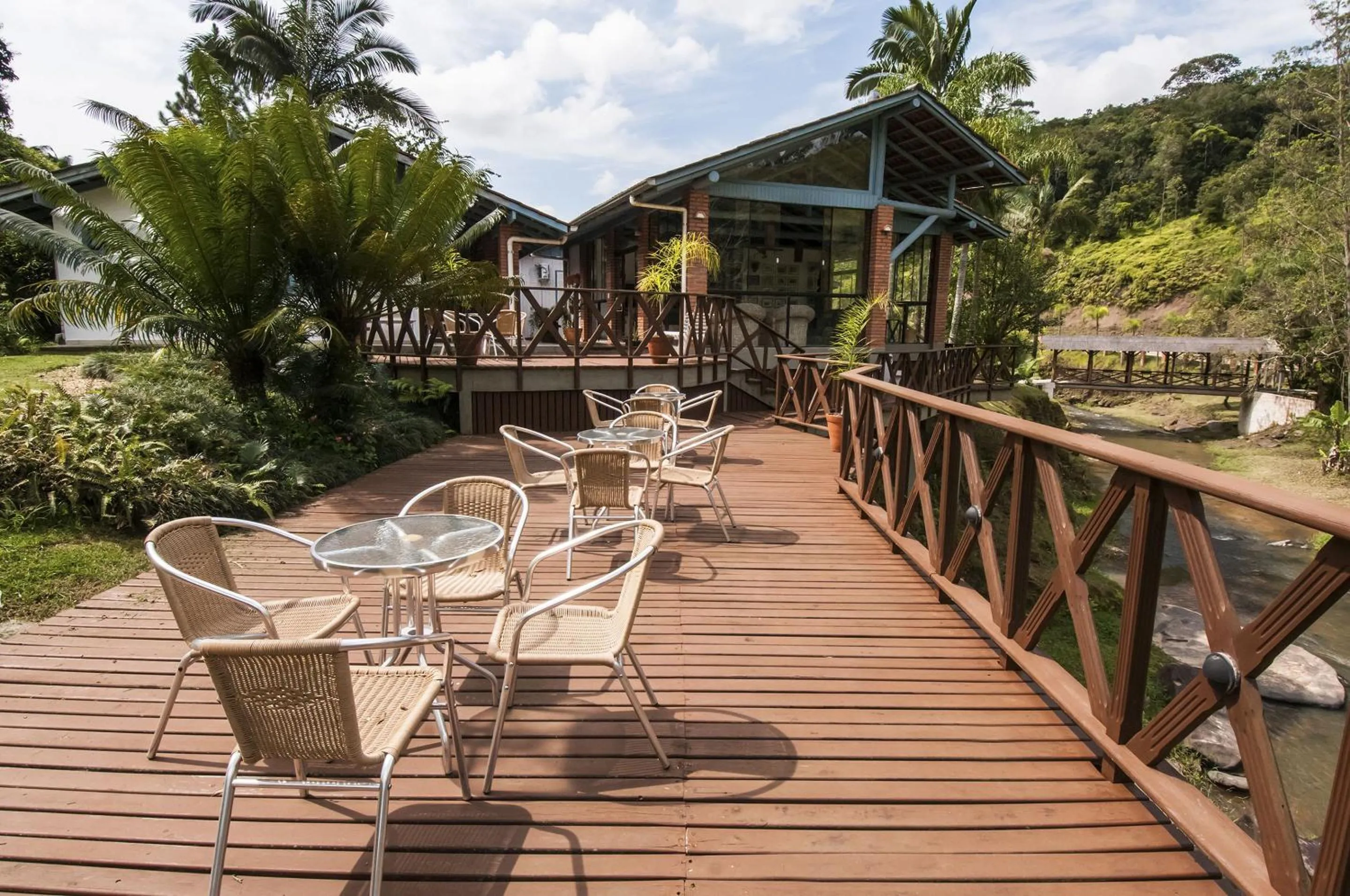 Patio in Pousada Arraial do Ouro