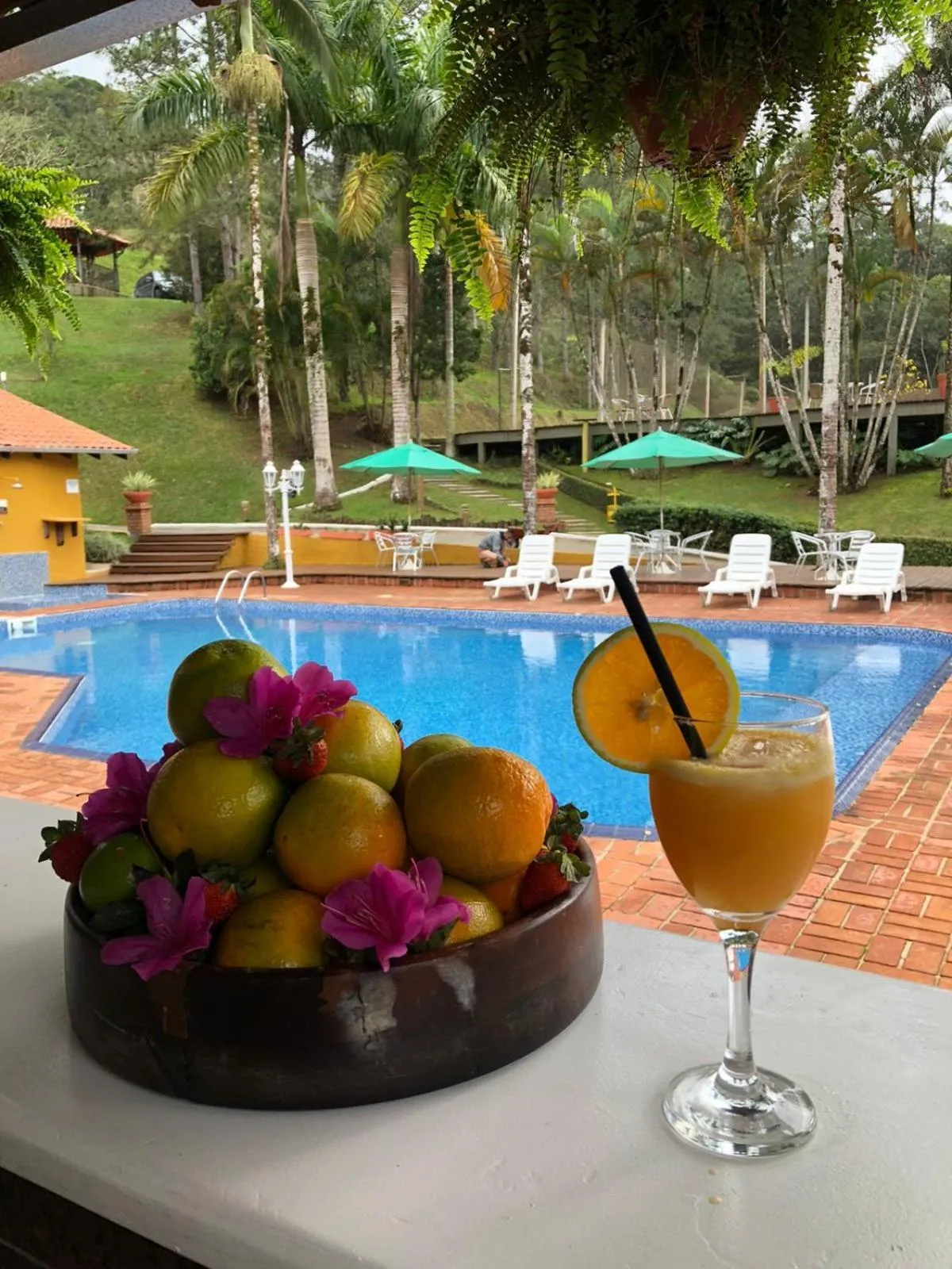 Swimming pool in Pousada Arraial do Ouro