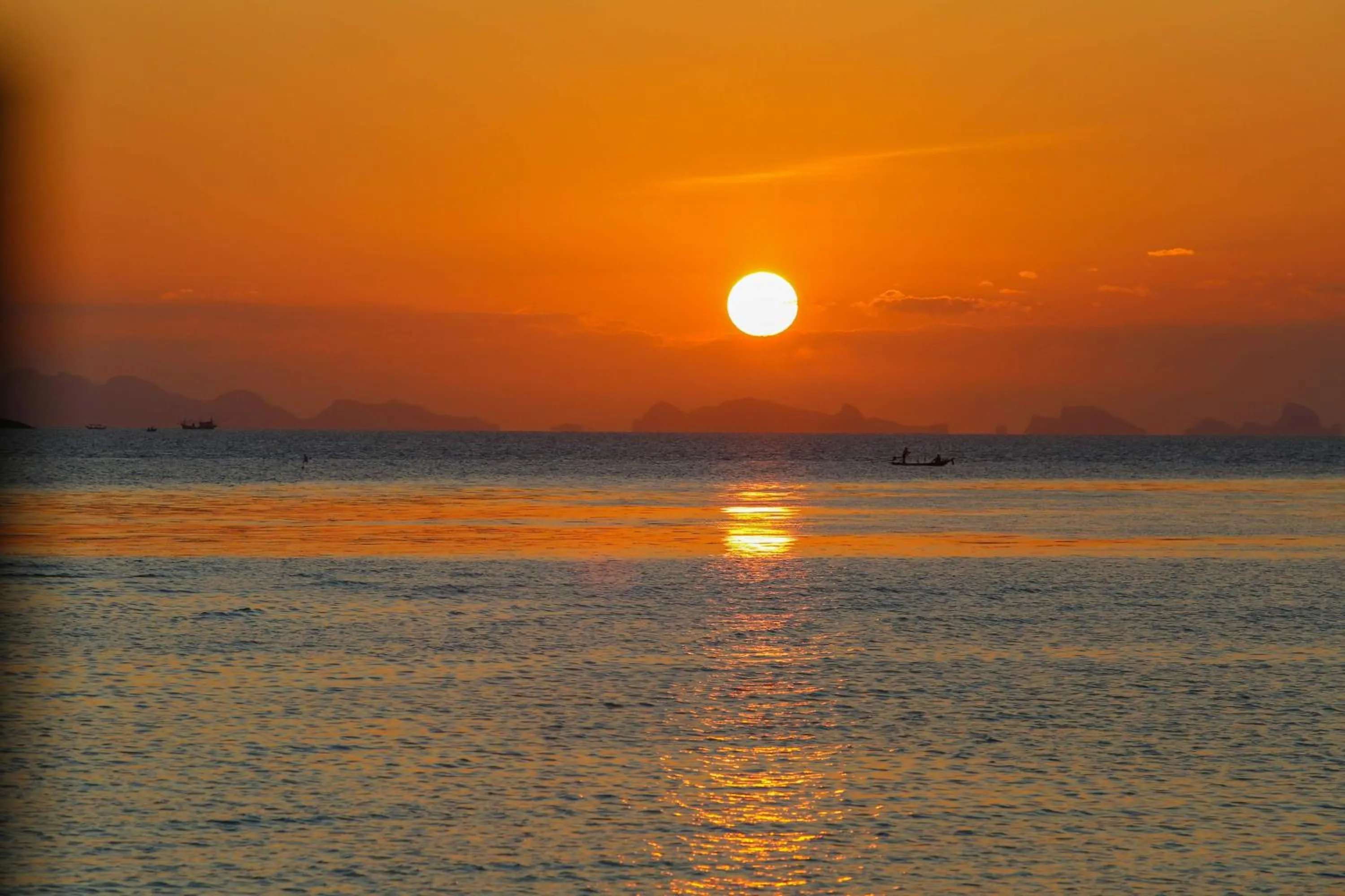 Sunset in Laemson Resort