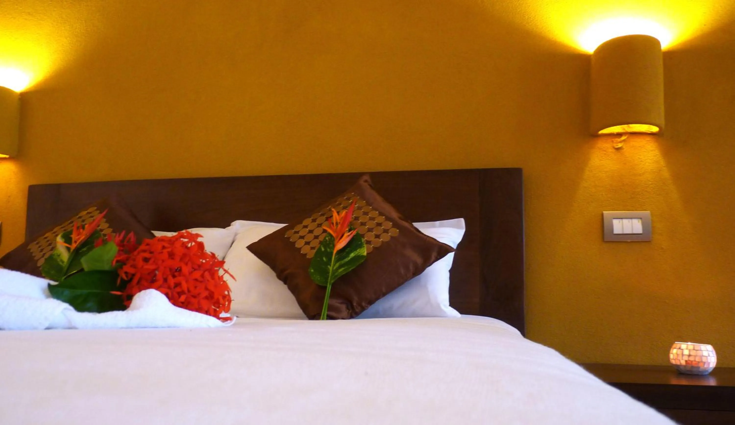 Decorative detail, Bed in Manala Hotel