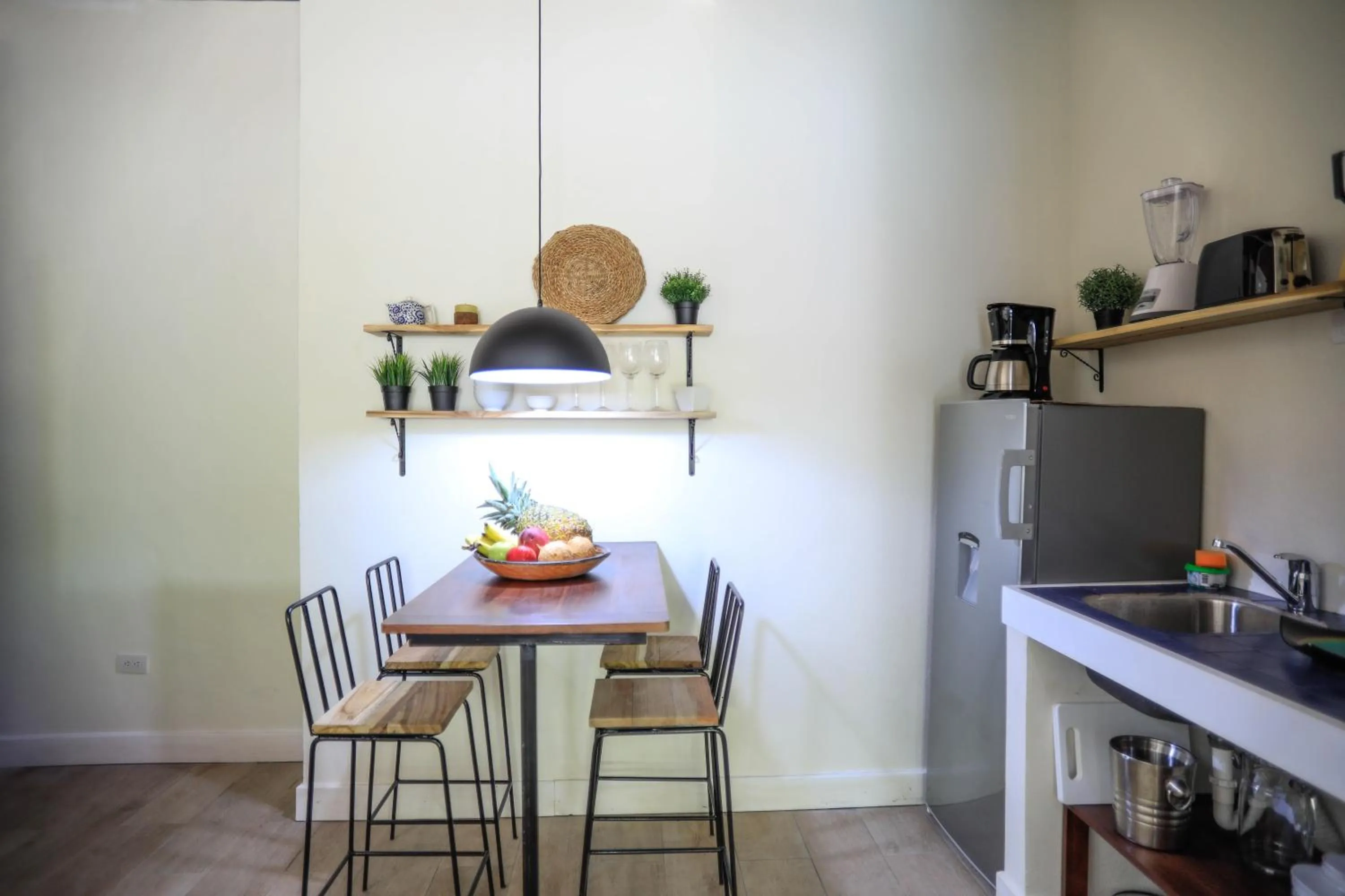 Kitchen or kitchenette in Manala Hotel