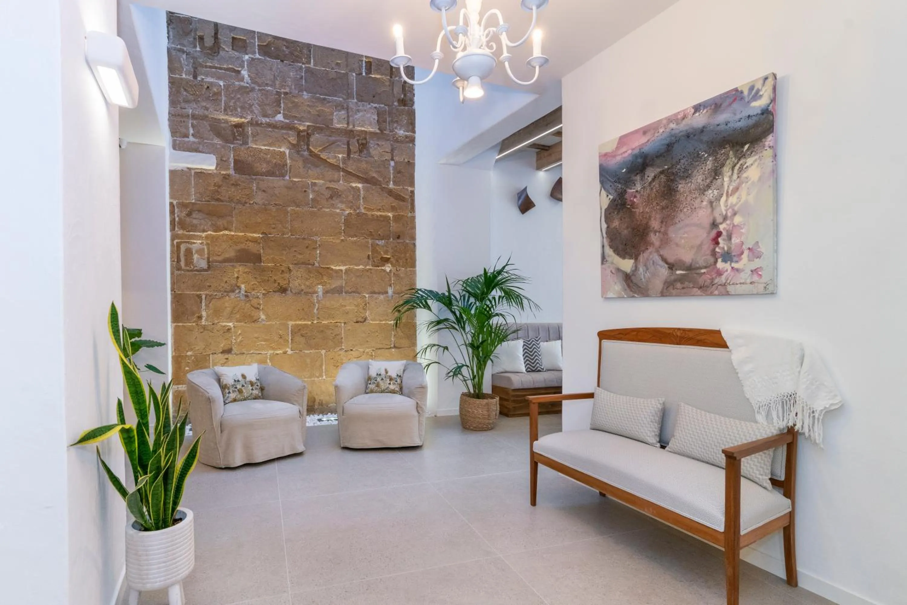 Seating area in Hotel S'Antiga Adults Only