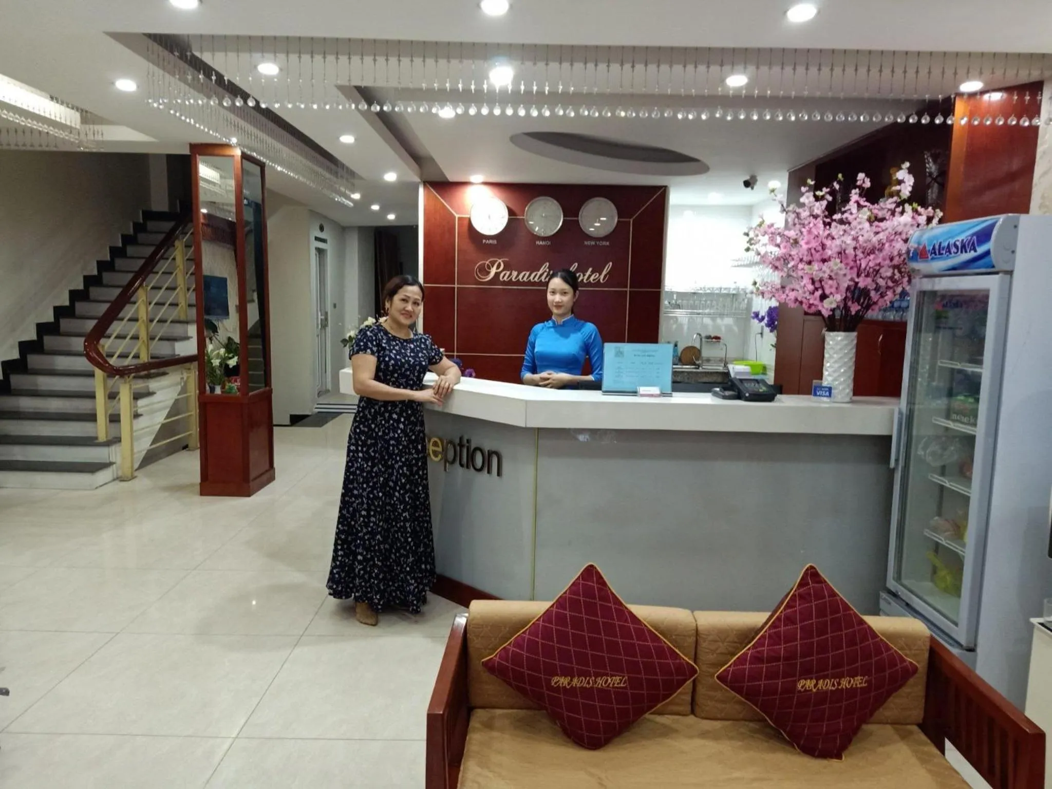 Staff in Paradis Hotel