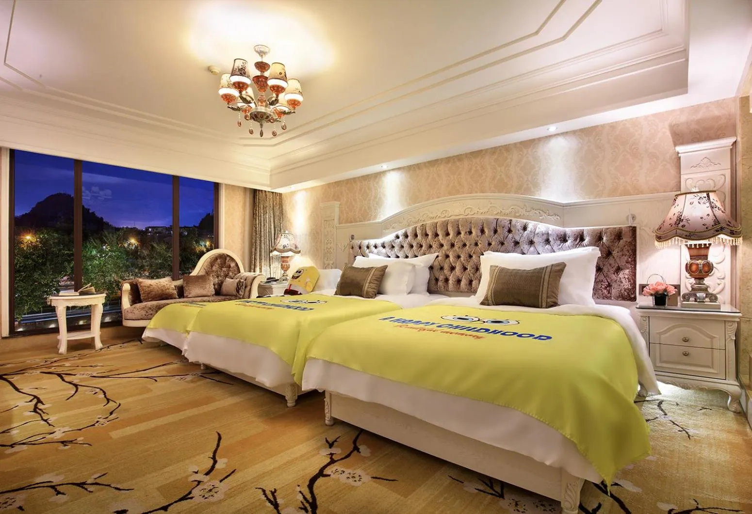 Bedroom, Bed in Grand Bravo Guilin