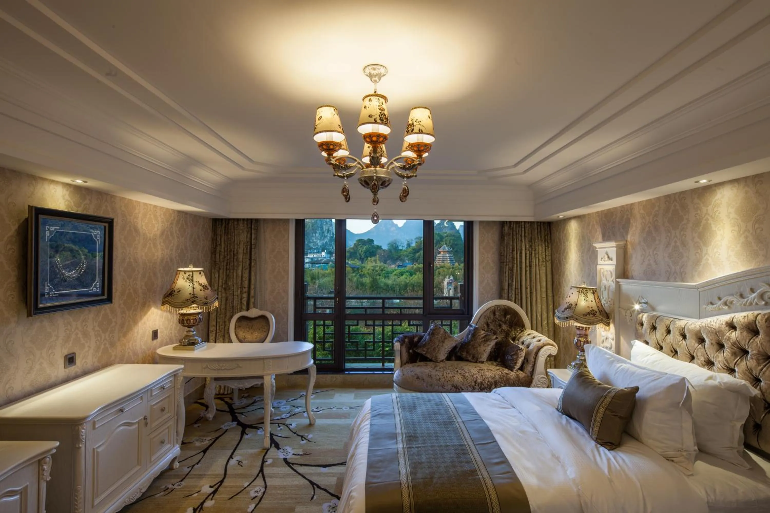 Bedroom, Bed in Grand Bravo Guilin