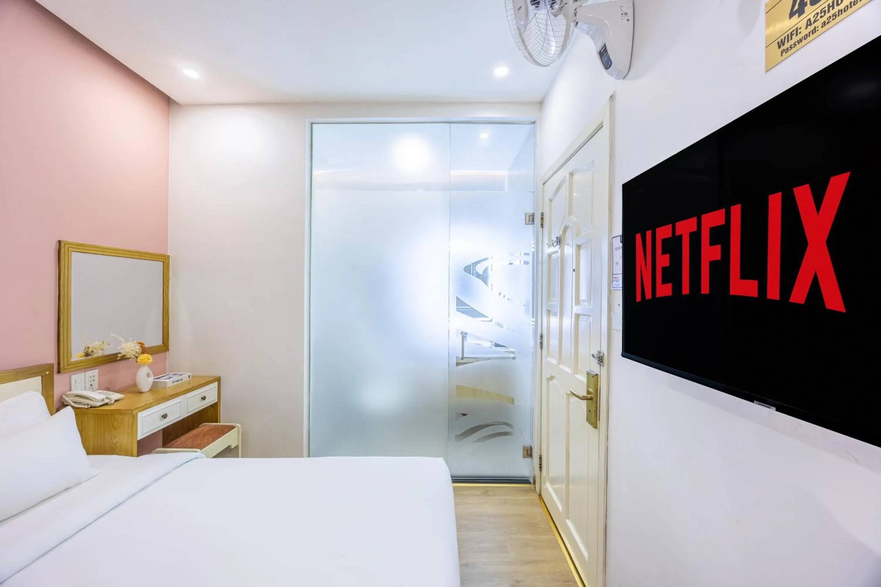 Bed in A25 Hotel - 75 Lê Thị Hồng Gấm