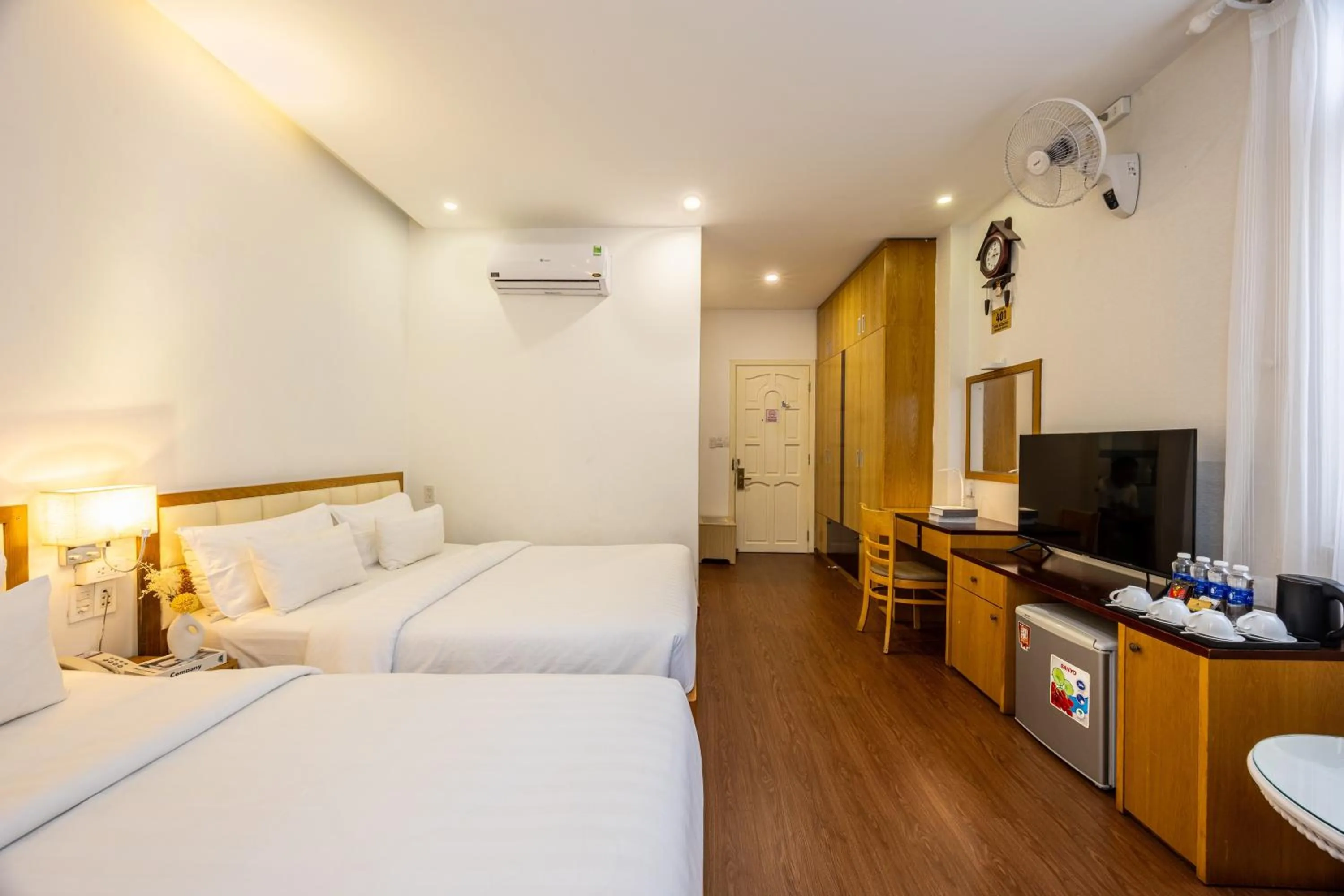Bed in A25 Hotel - 75 Lê Thị Hồng Gấm