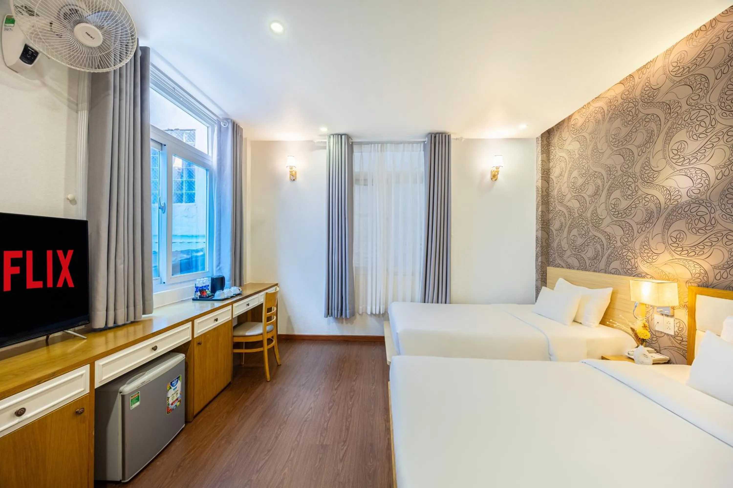 Bed in A25 Hotel - 75 Lê Thị Hồng Gấm