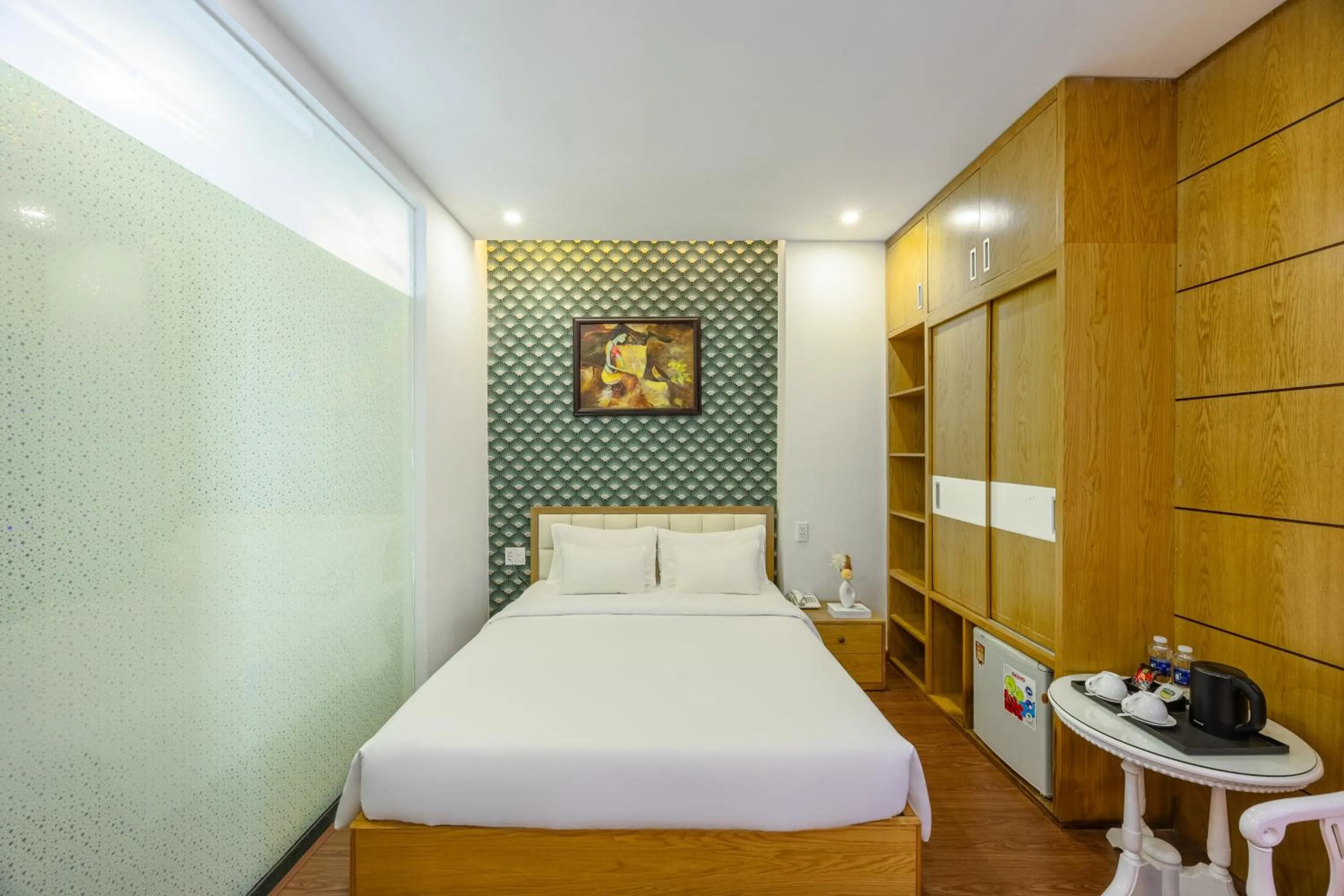 Bed in A25 Hotel - 75 Lê Thị Hồng Gấm
