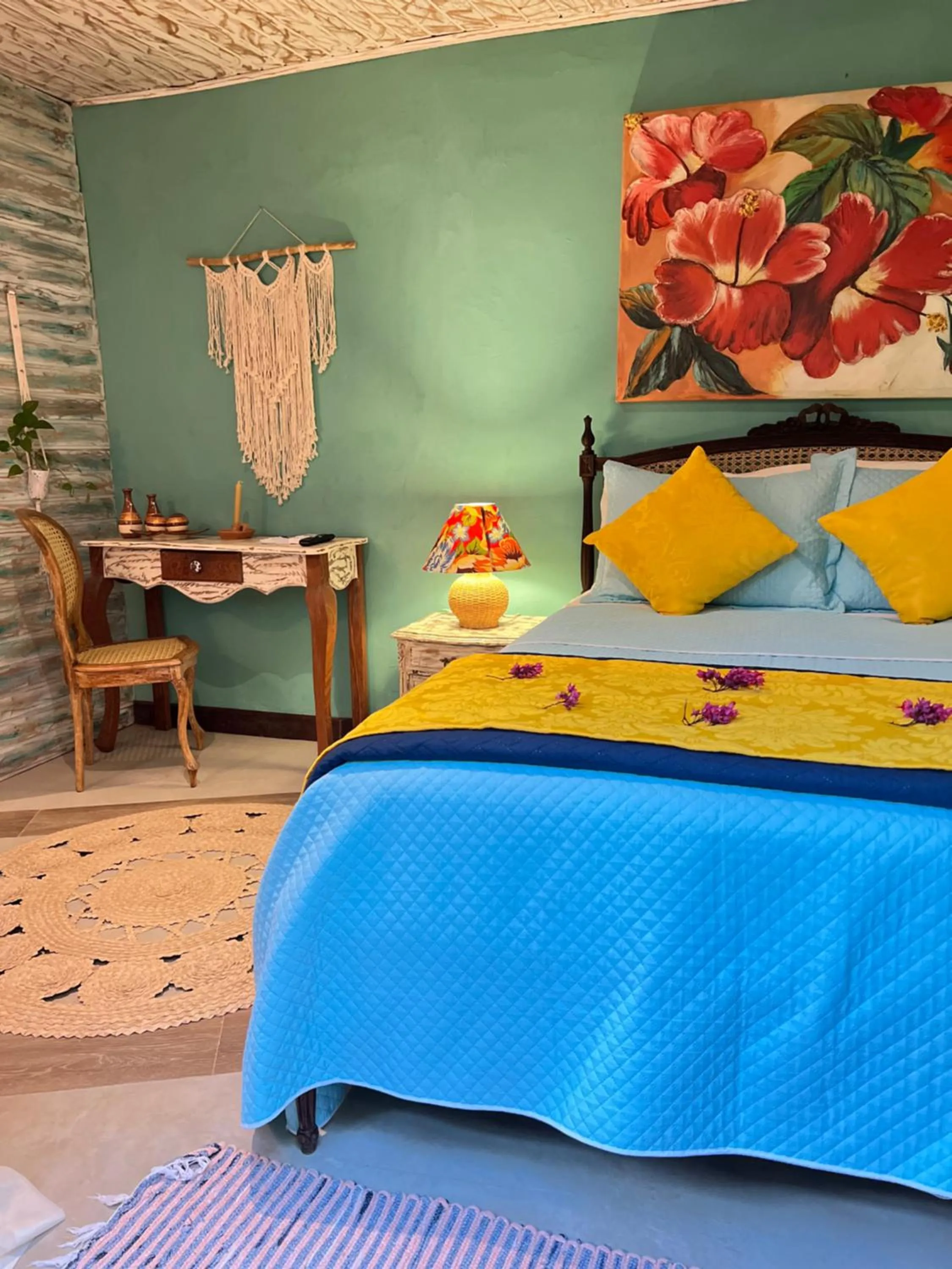 Bed in Villa Lulu Geribá