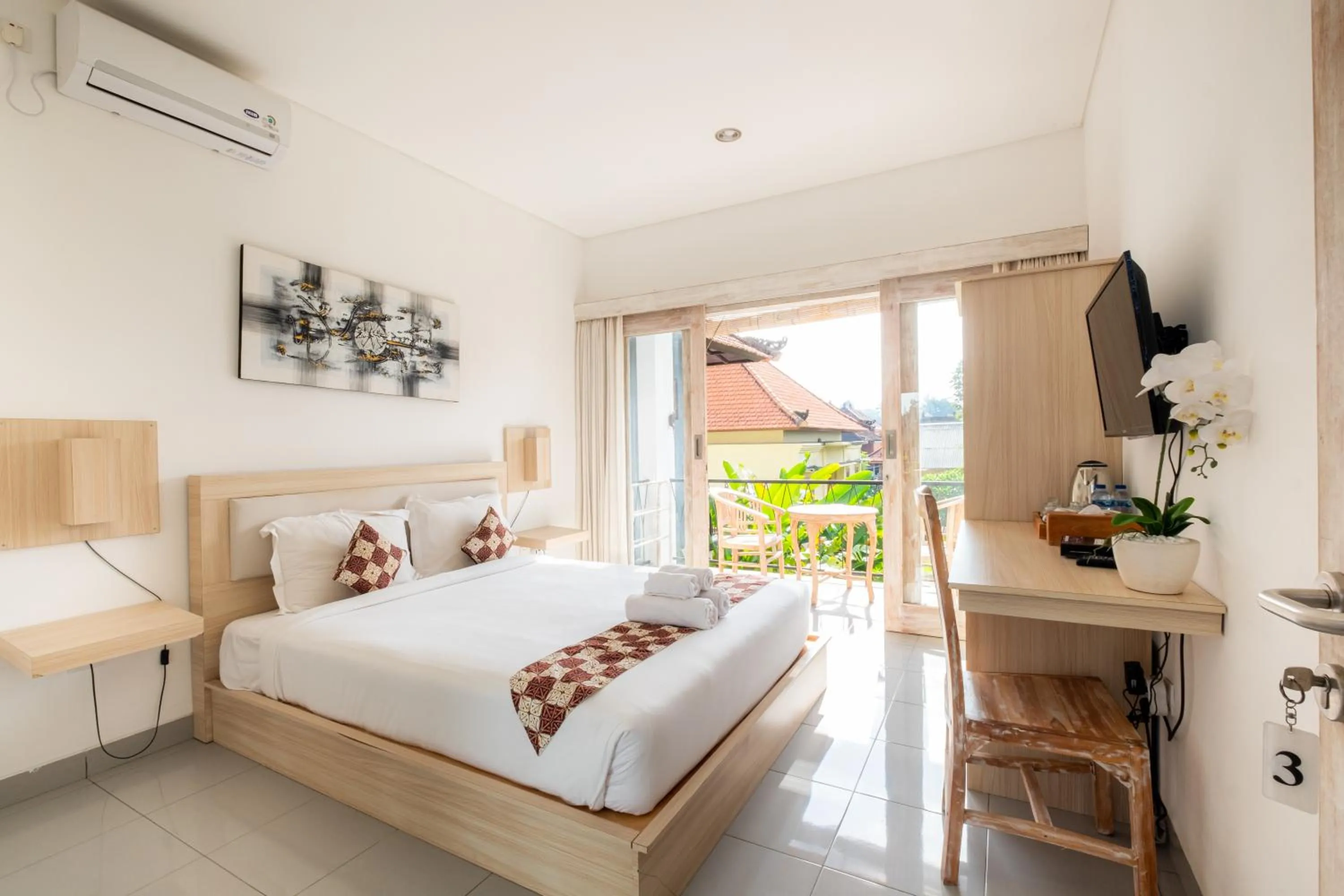 TV and multimedia, Bed in Suweta Homestay with Private Pool by Supala