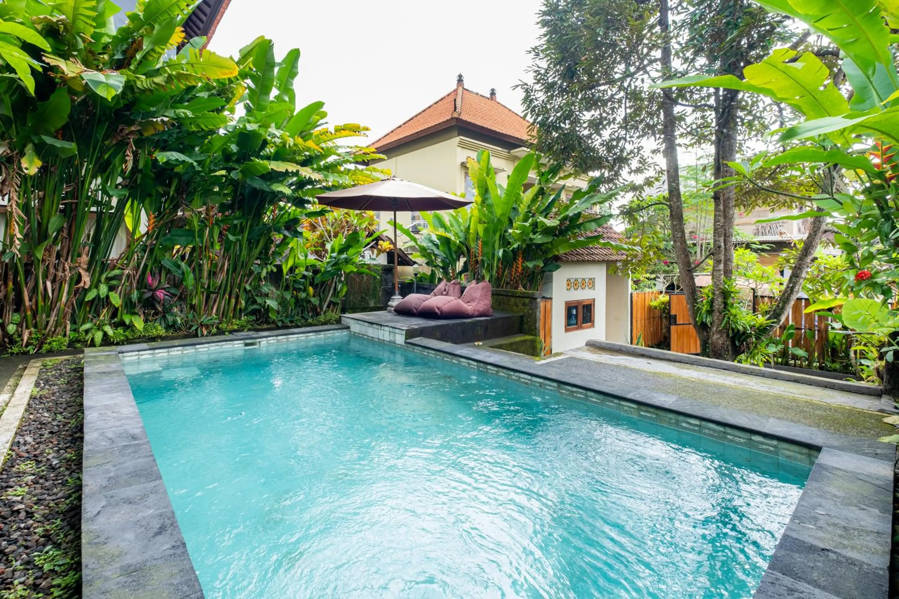 Swimming pool in Suweta Homestay with Private Pool by Supala
