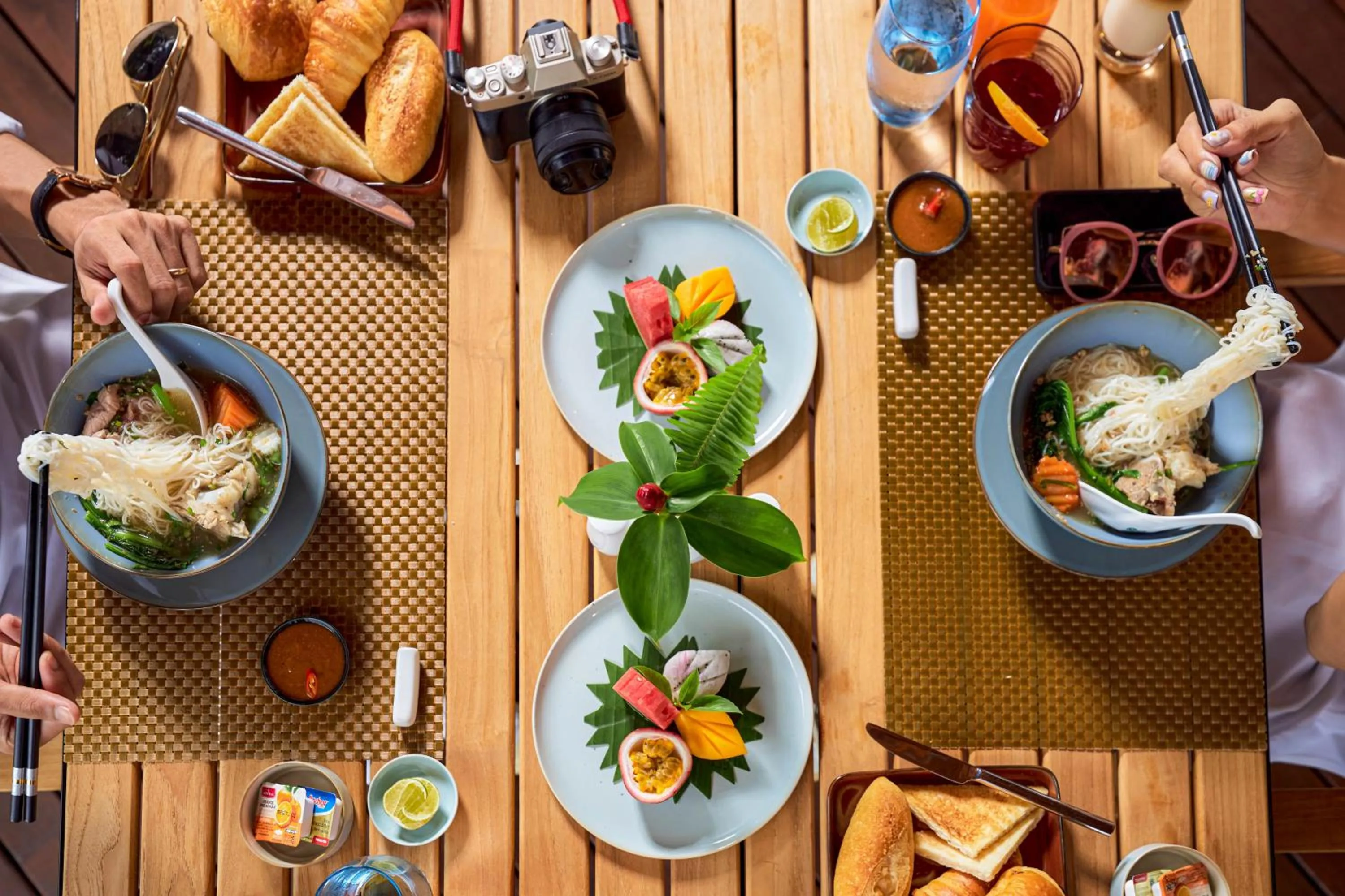 Breakfast in Angkor Green Gardens by Dara