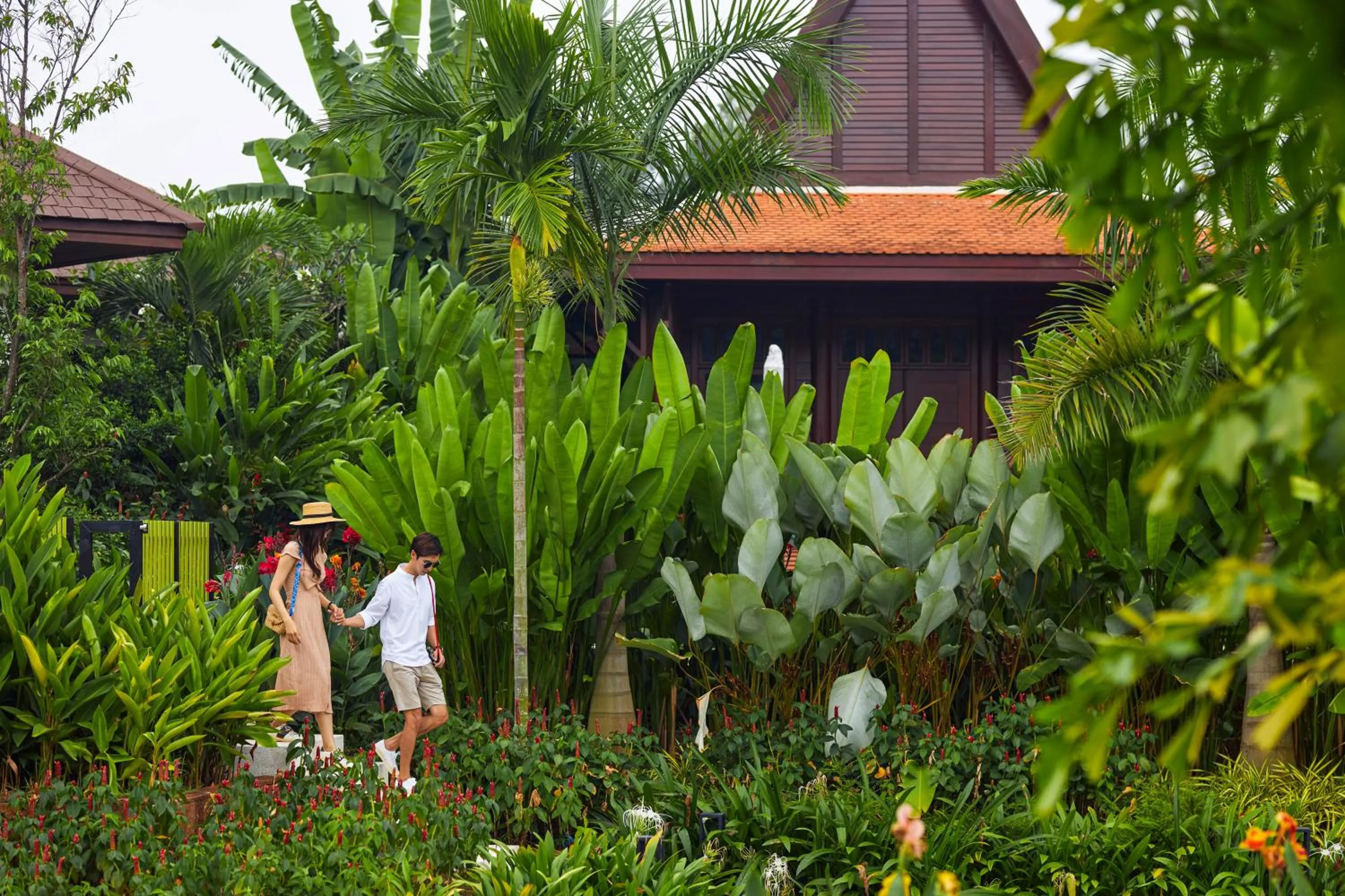 Garden in Angkor Green Gardens by Dara