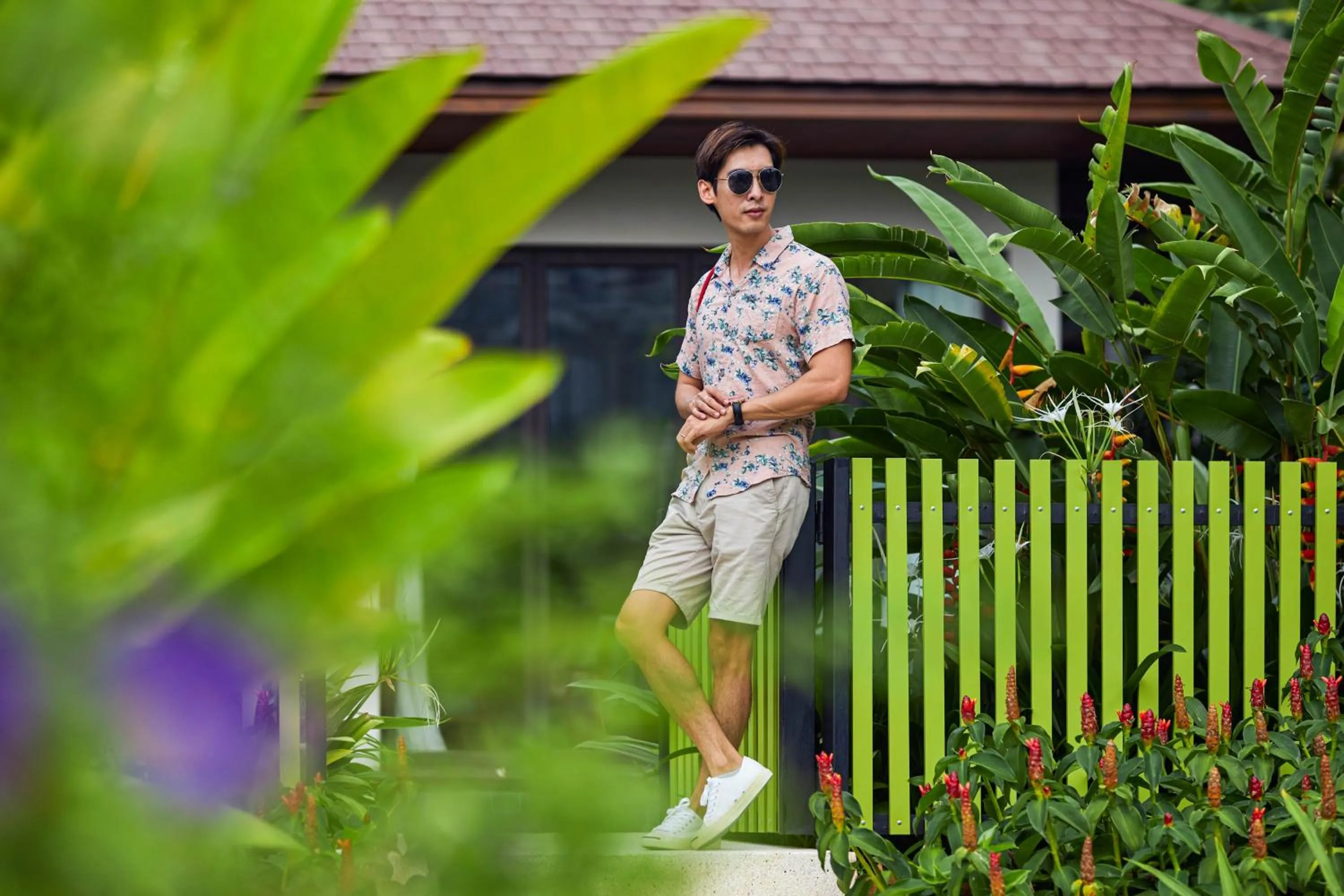 Garden in Angkor Green Gardens by Dara