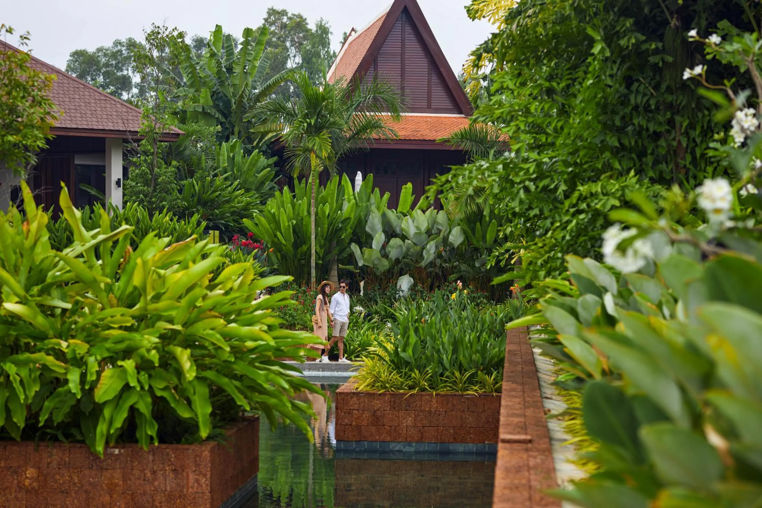 Garden in Angkor Green Gardens by Dara