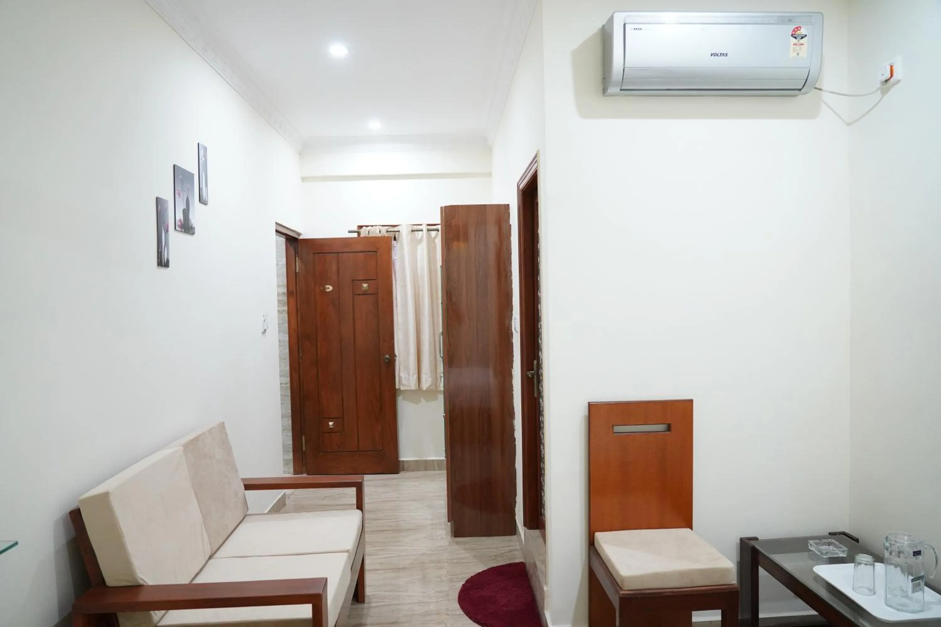 Seating area in Classia Suites