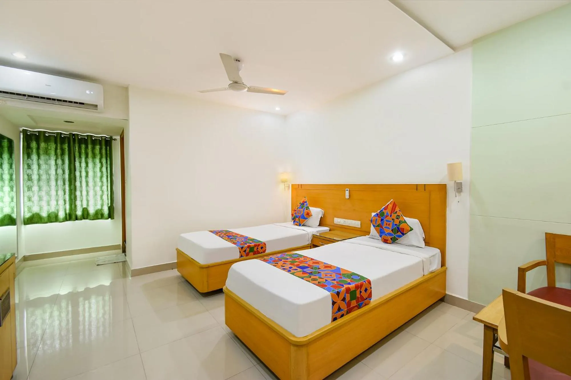 Bed in FabHotel A&M - Nr LV Prasad Institute, Banjara Hills