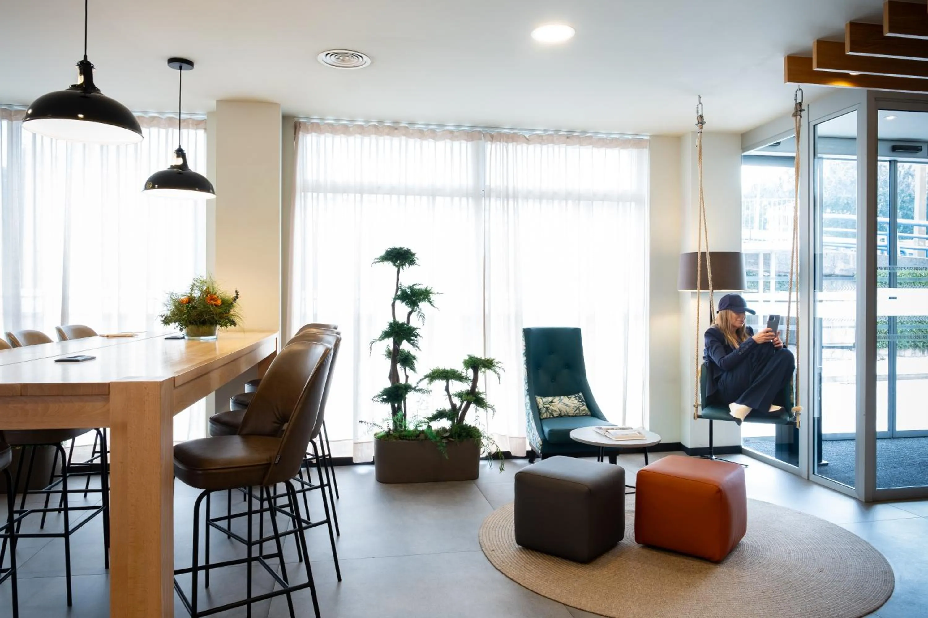 Living room in ibis Styles Santander