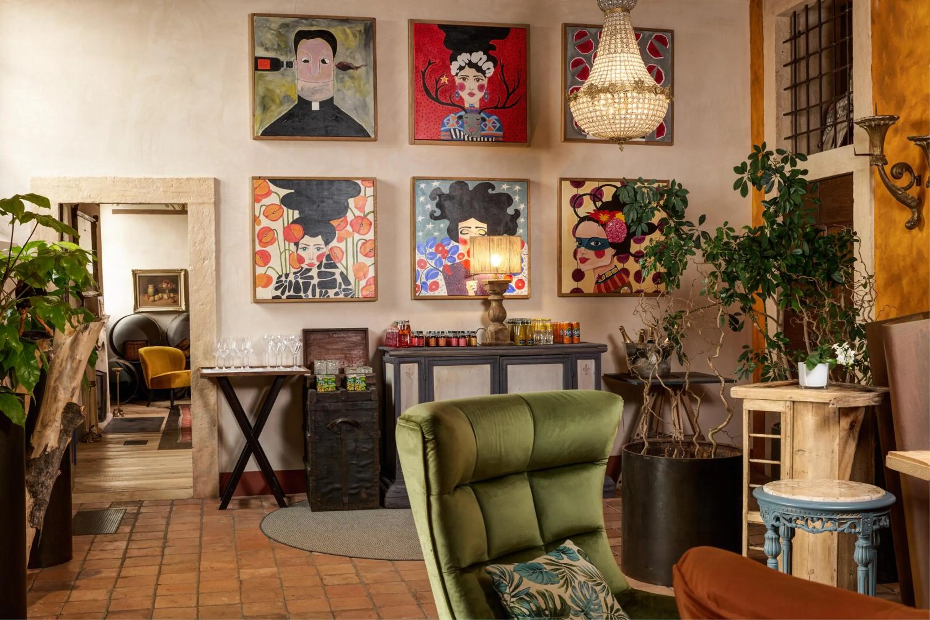 Lobby or reception in Villa Balis Crema Verona Hills