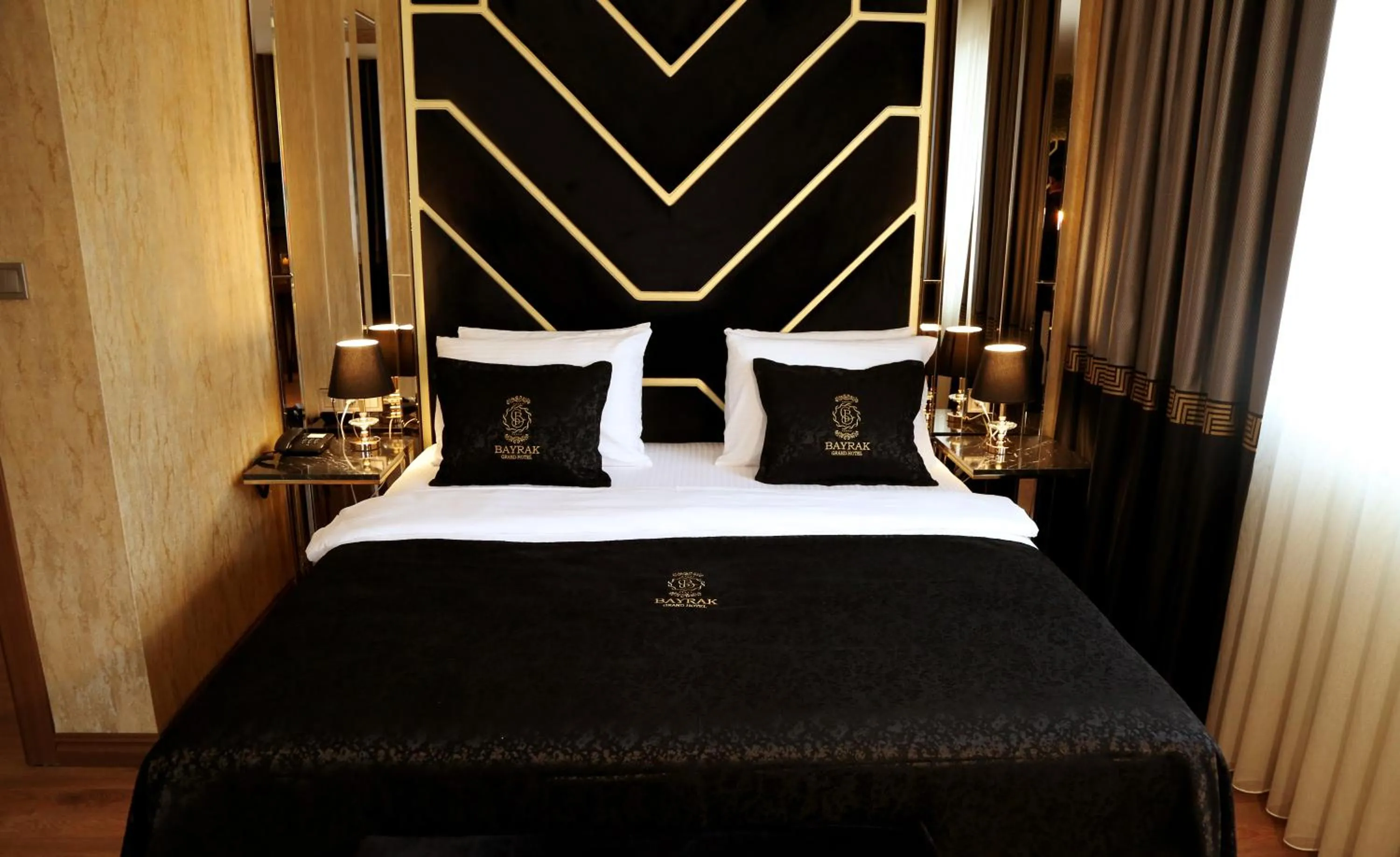 Bed in Bayrak Grand Hotel