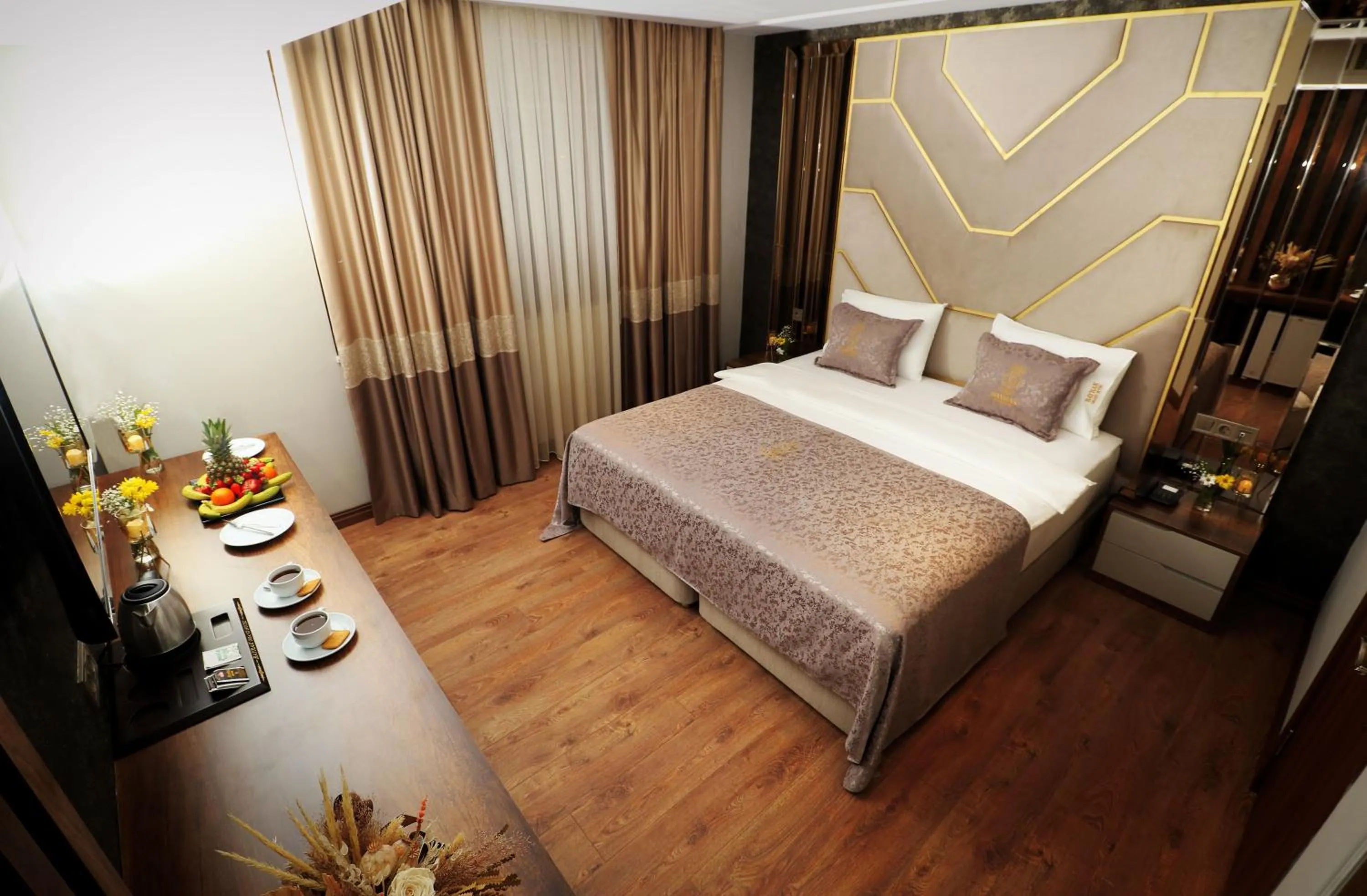 Bed in Bayrak Grand Hotel