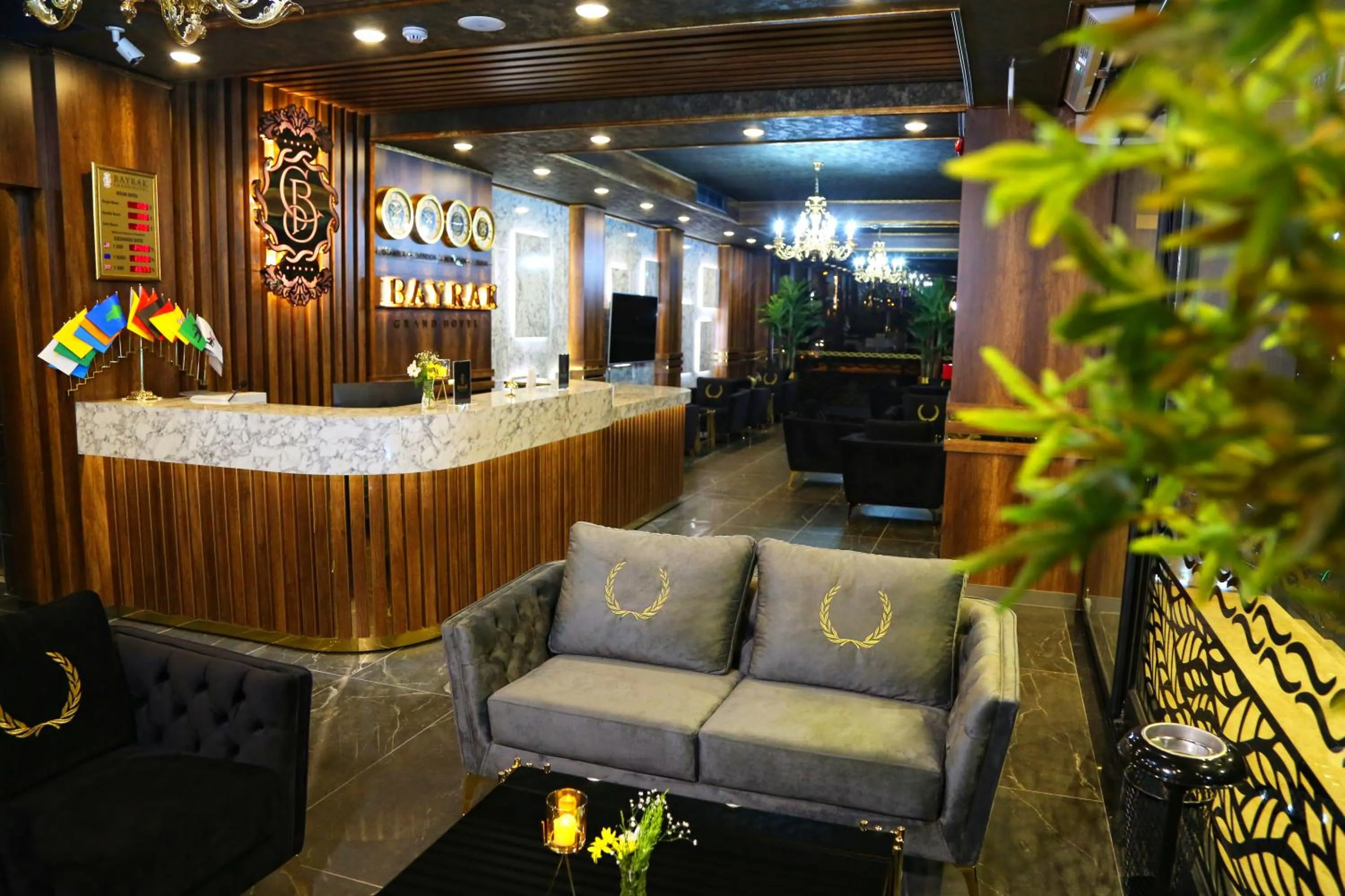 Lobby or reception in Bayrak Grand Hotel