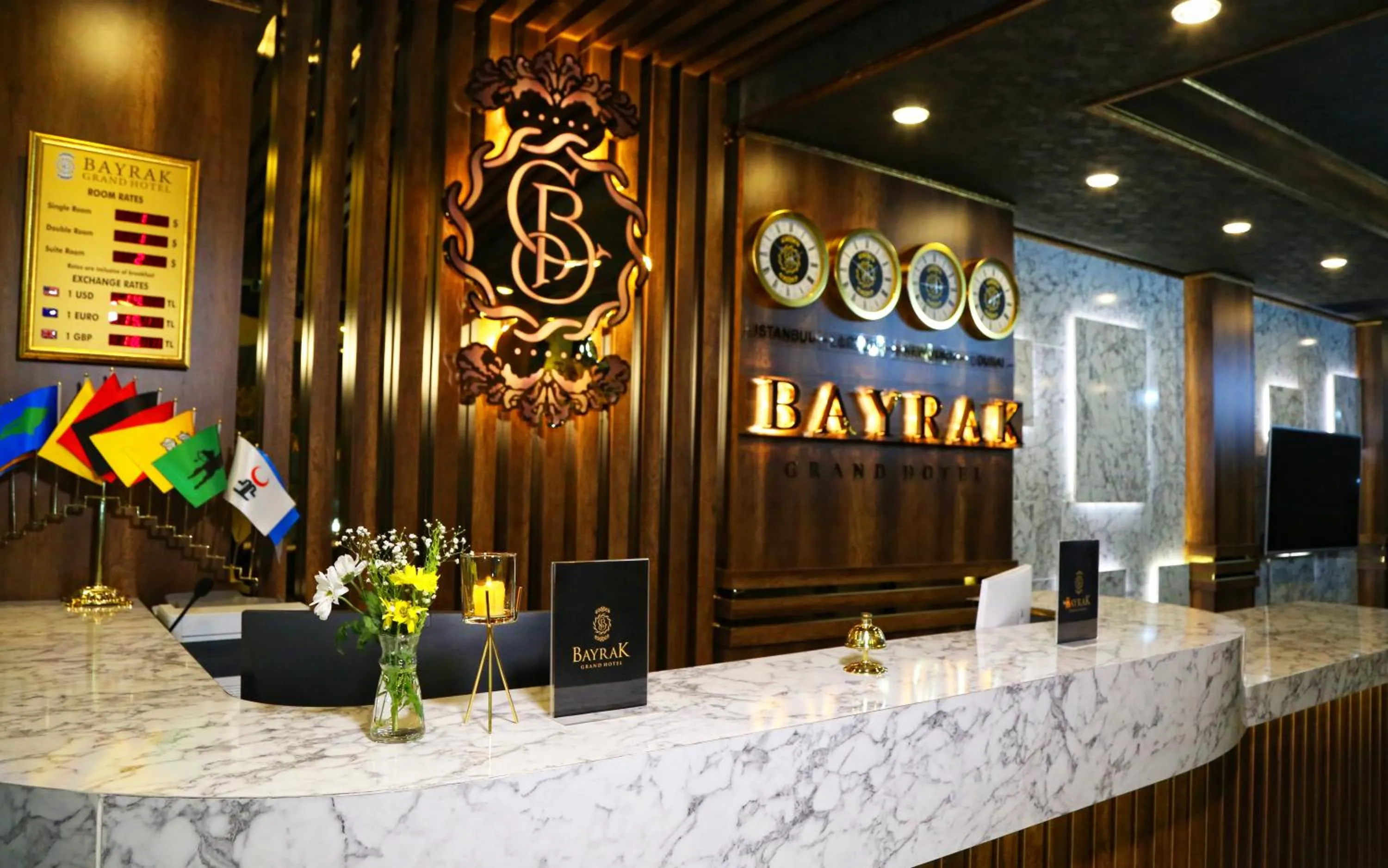 Lobby or reception in Bayrak Grand Hotel