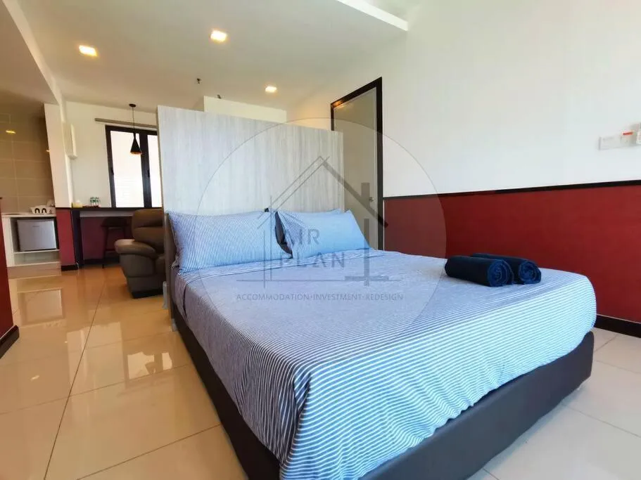 Bed in PD D’Wharf Amazing Seaview Suite 9 (Up to 6 Pax)