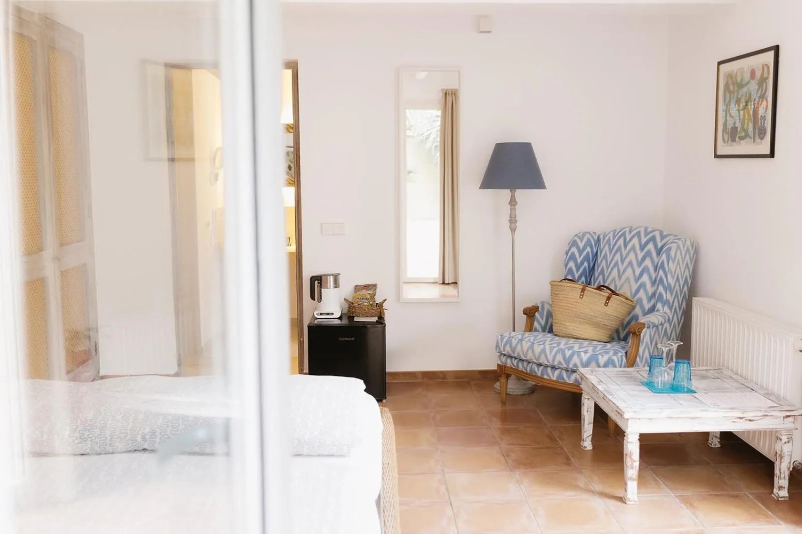 Seating area, Bed in Finca Amapola - Agrotourismus