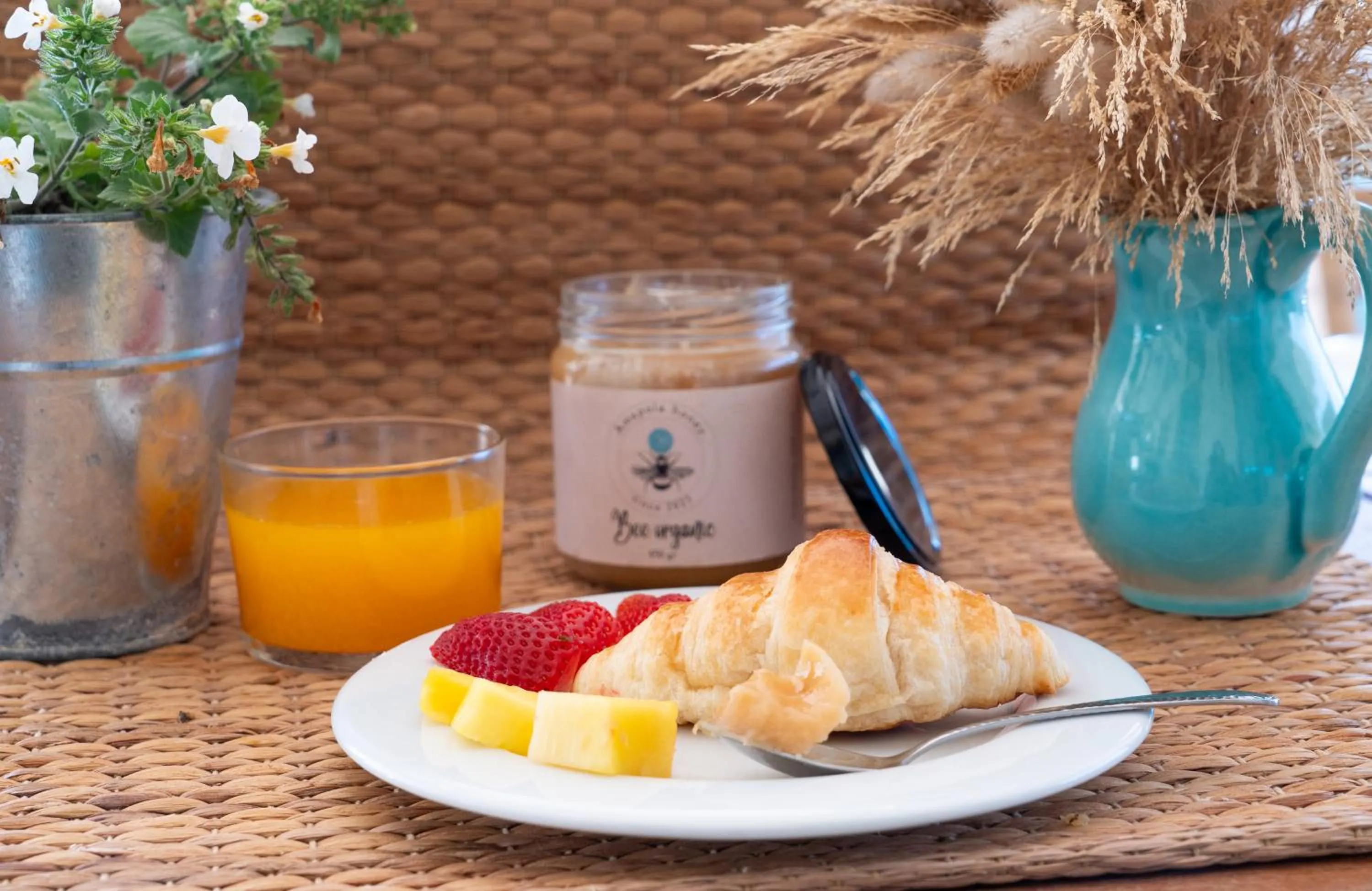 Breakfast in Finca Amapola - Agrotourismus