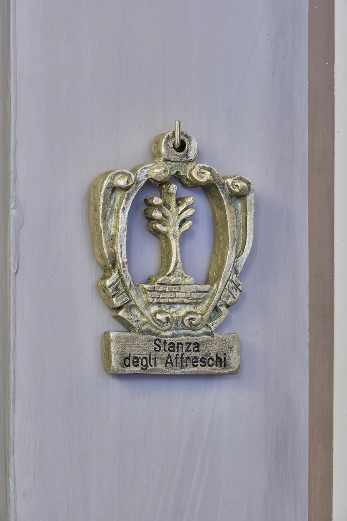 Decorative detail in Palazzo Viviani - Castello di Montegridolfo