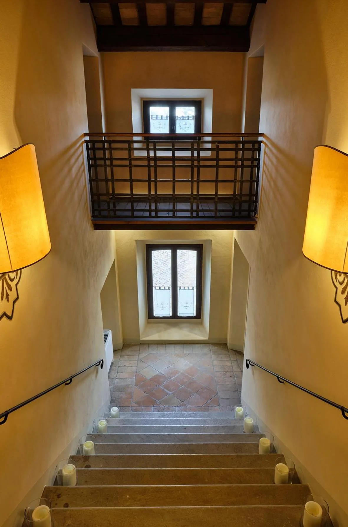 Patio in Palazzo Viviani - Castello di Montegridolfo