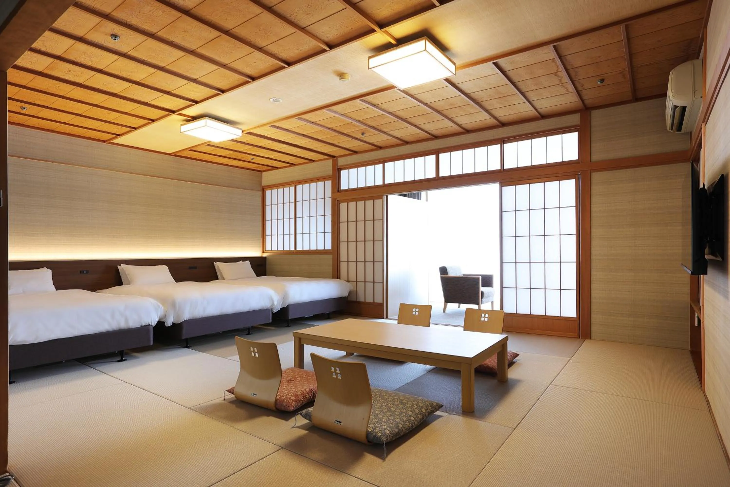 Photo of the whole room, Bed in Manten no Tsujinoya